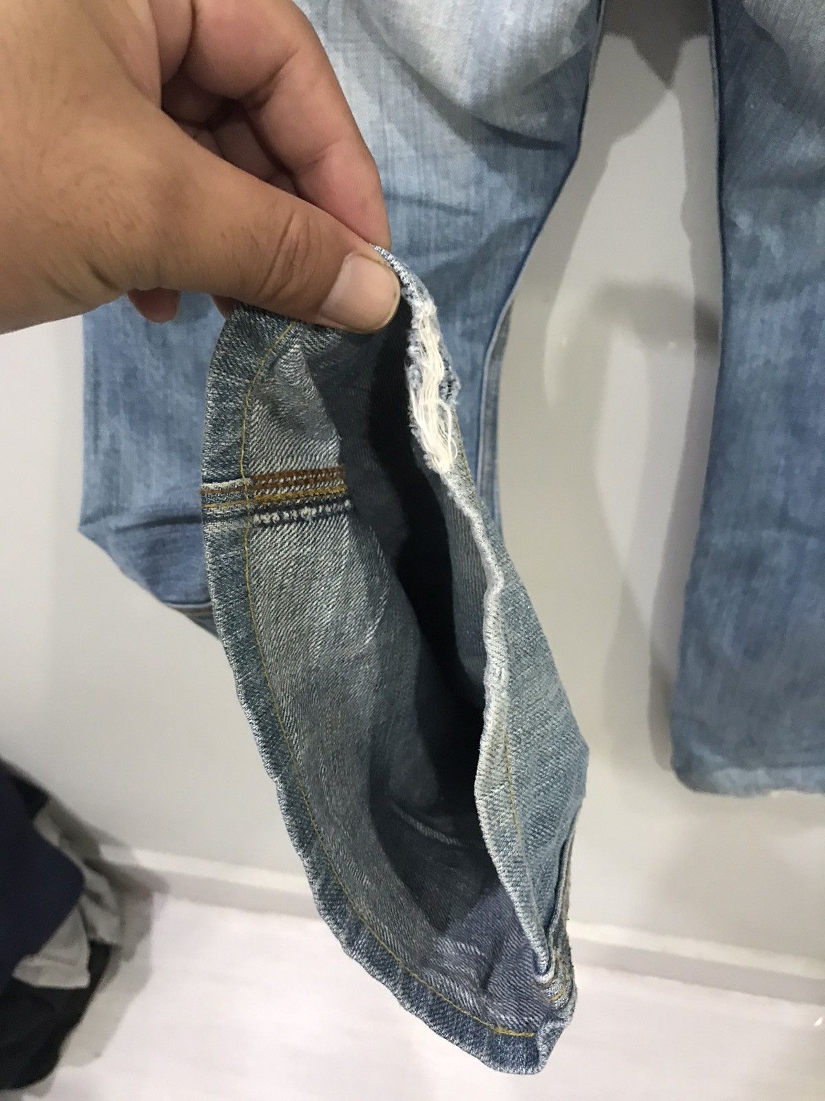 Japanese Brand × Spellbound SPELLBOUND Japan Faded Cropped Denim Size US 35 - 14 Thumbnail