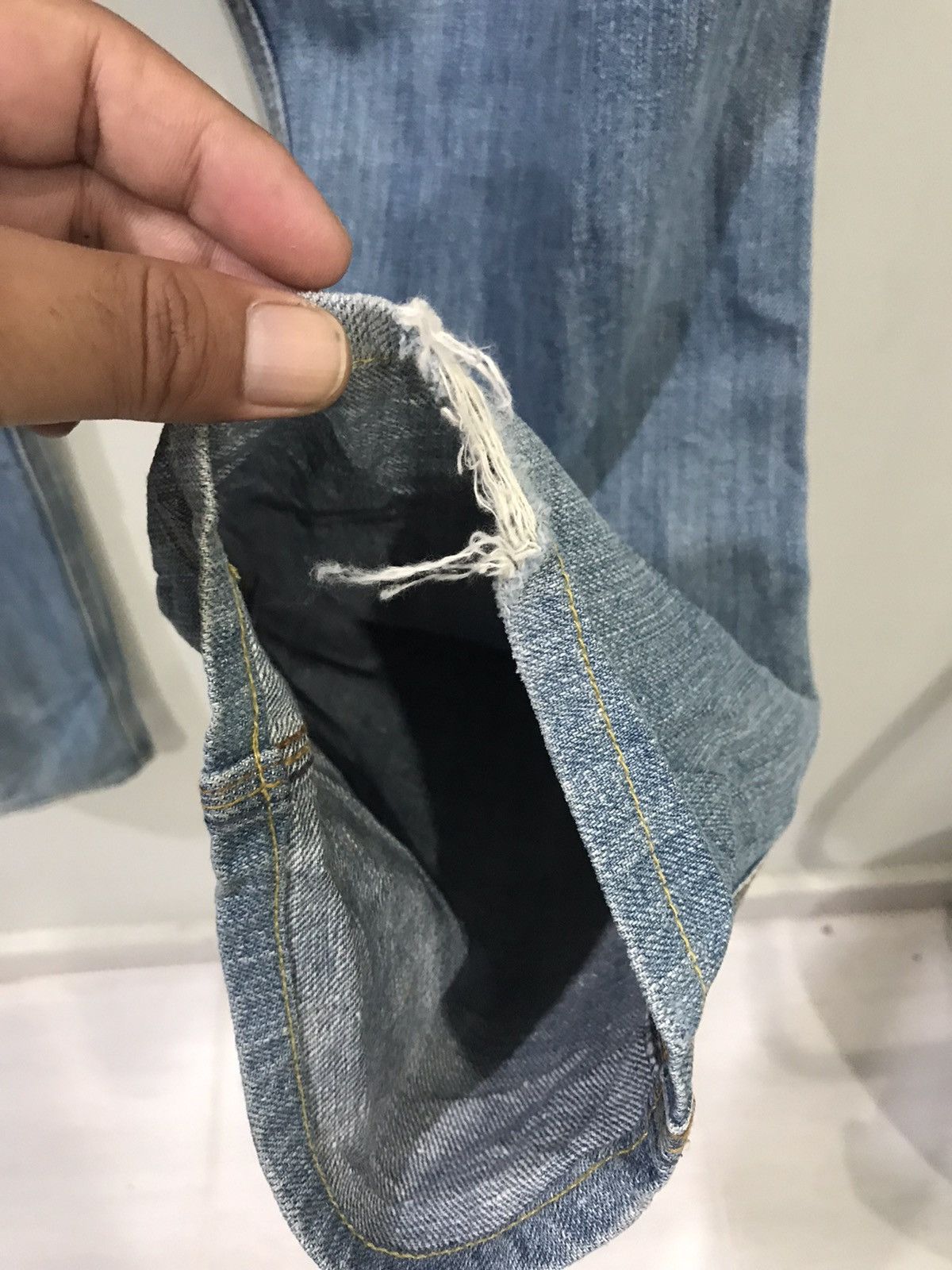 Japanese Brand × Spellbound SPELLBOUND Japan Faded Cropped Denim Size US 35 - 13 Thumbnail