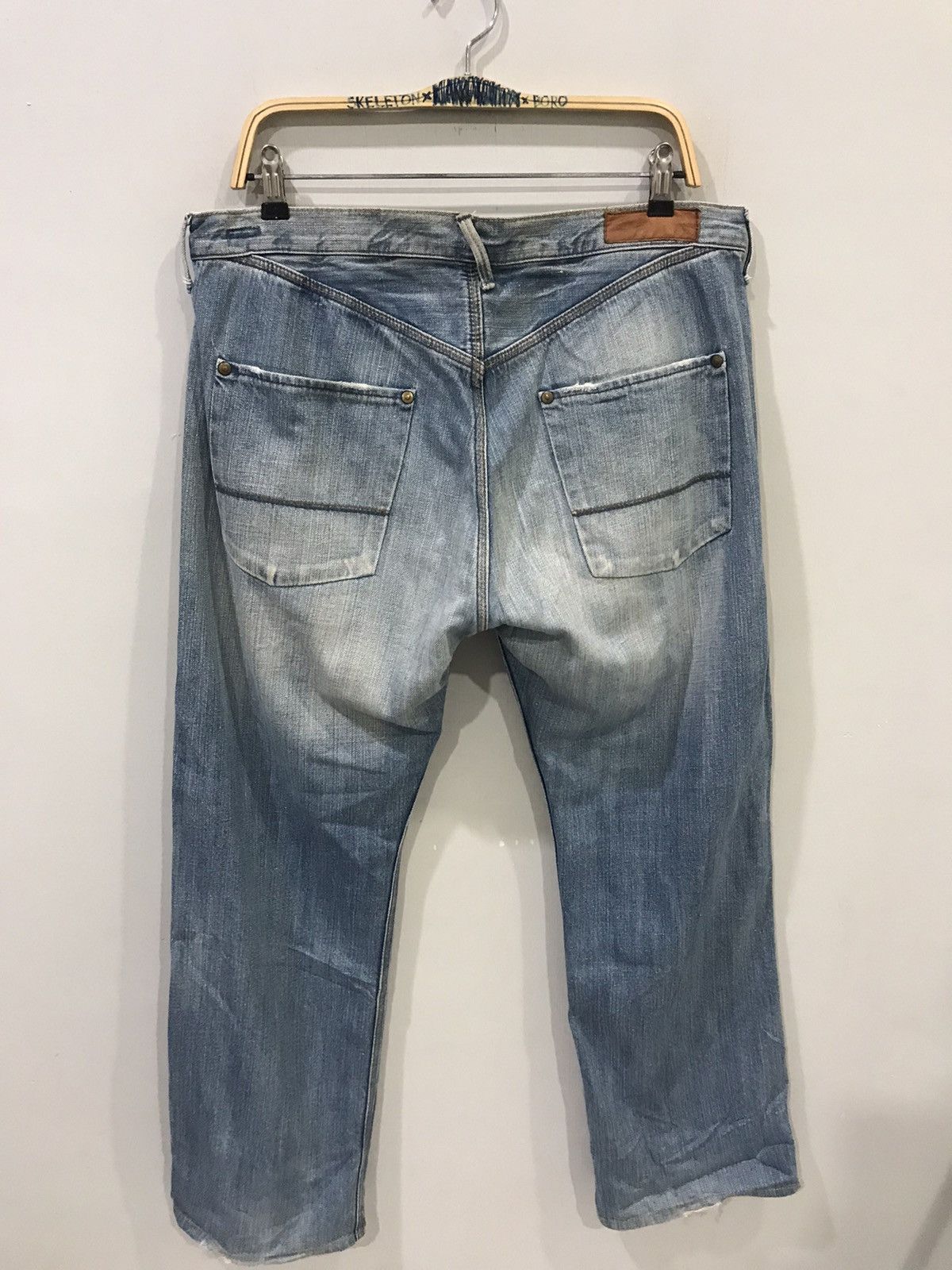 Japanese Brand × Spellbound SPELLBOUND Japan Faded Cropped Denim Size US 35 - 9 Thumbnail
