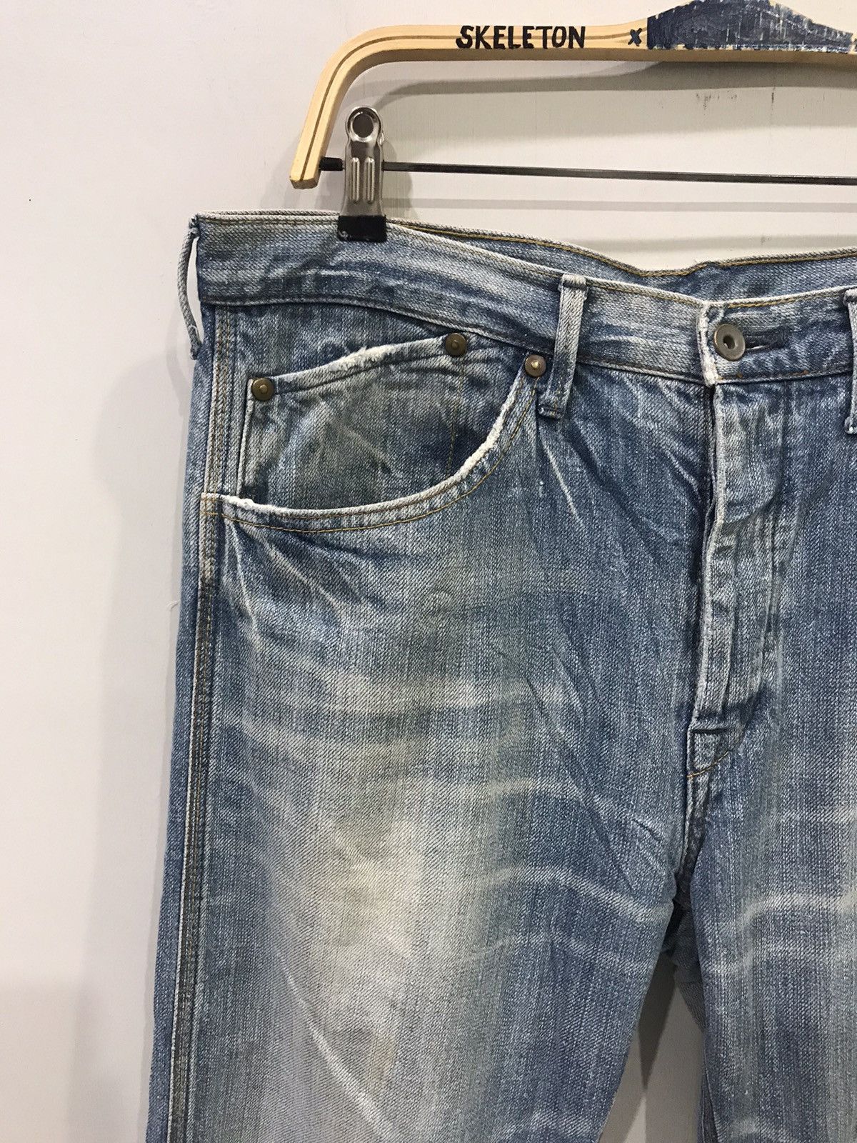 Japanese Brand × Spellbound SPELLBOUND Japan Faded Cropped Denim Size US 35 - 3 Thumbnail