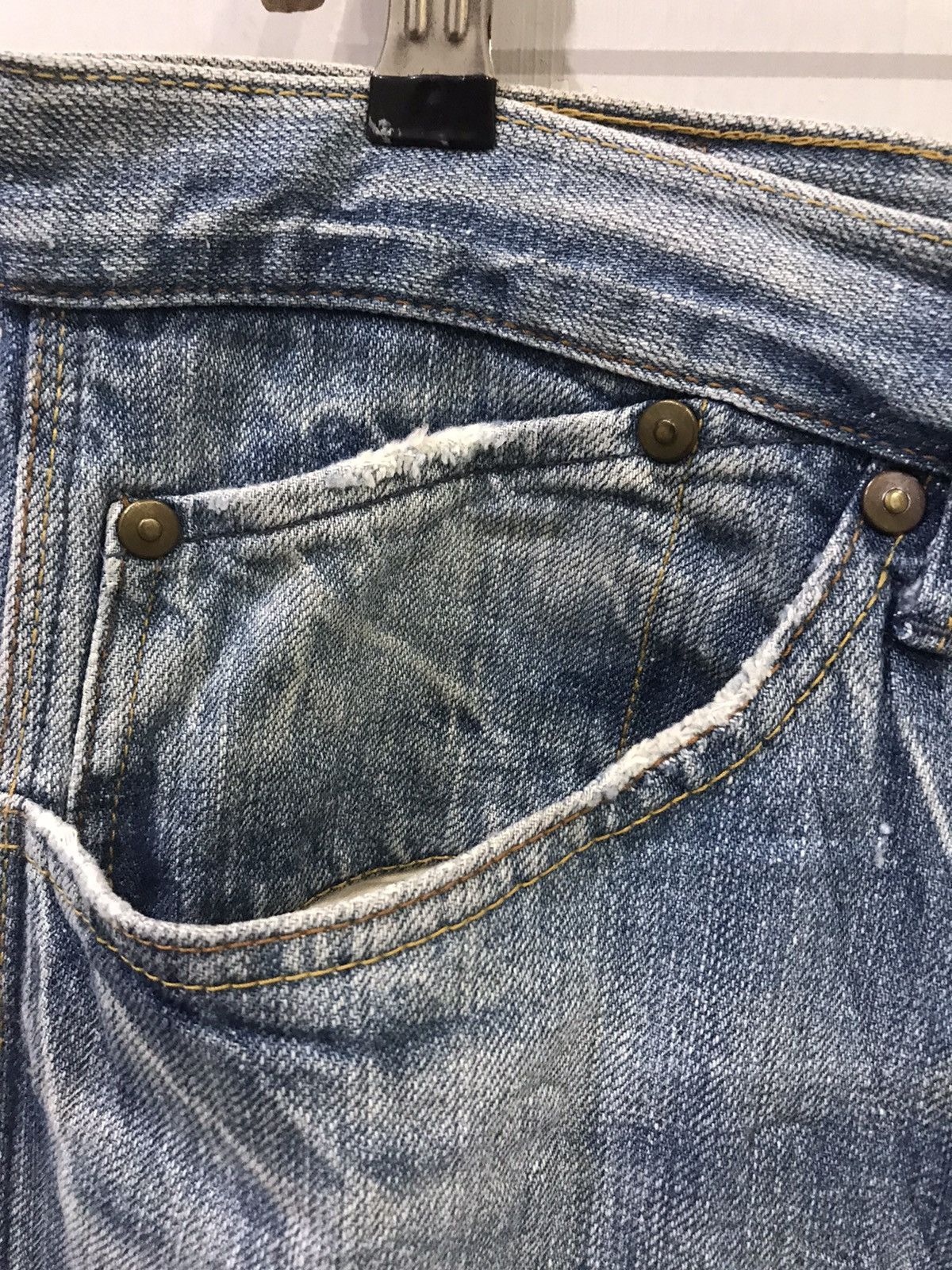 Japanese Brand × Spellbound SPELLBOUND Japan Faded Cropped Denim Size US 35 - 8 Thumbnail