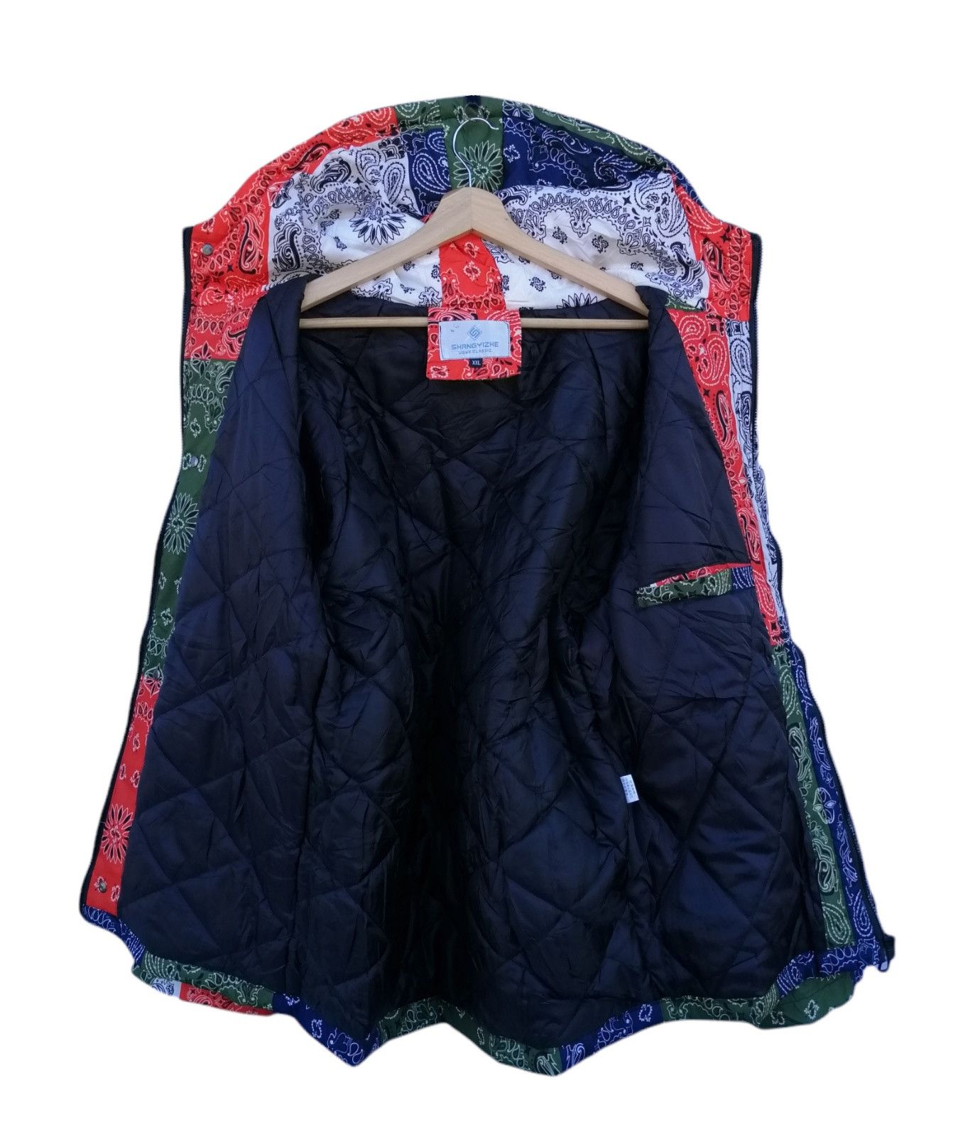 If Six Was Nine × Japanese Brand Multicolor Bandana Paisley Pacthwork Winter Jacket Size US M / EU 48-50 / 2 - 17 Thumbnail