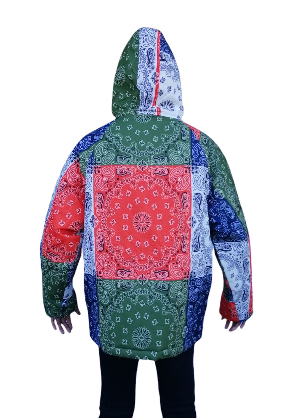 If Six Was Nine × Japanese Brand Multicolor Bandana Paisley Pacthwork Winter Jacket Size US M / EU 48-50 / 2 - 7 Thumbnail