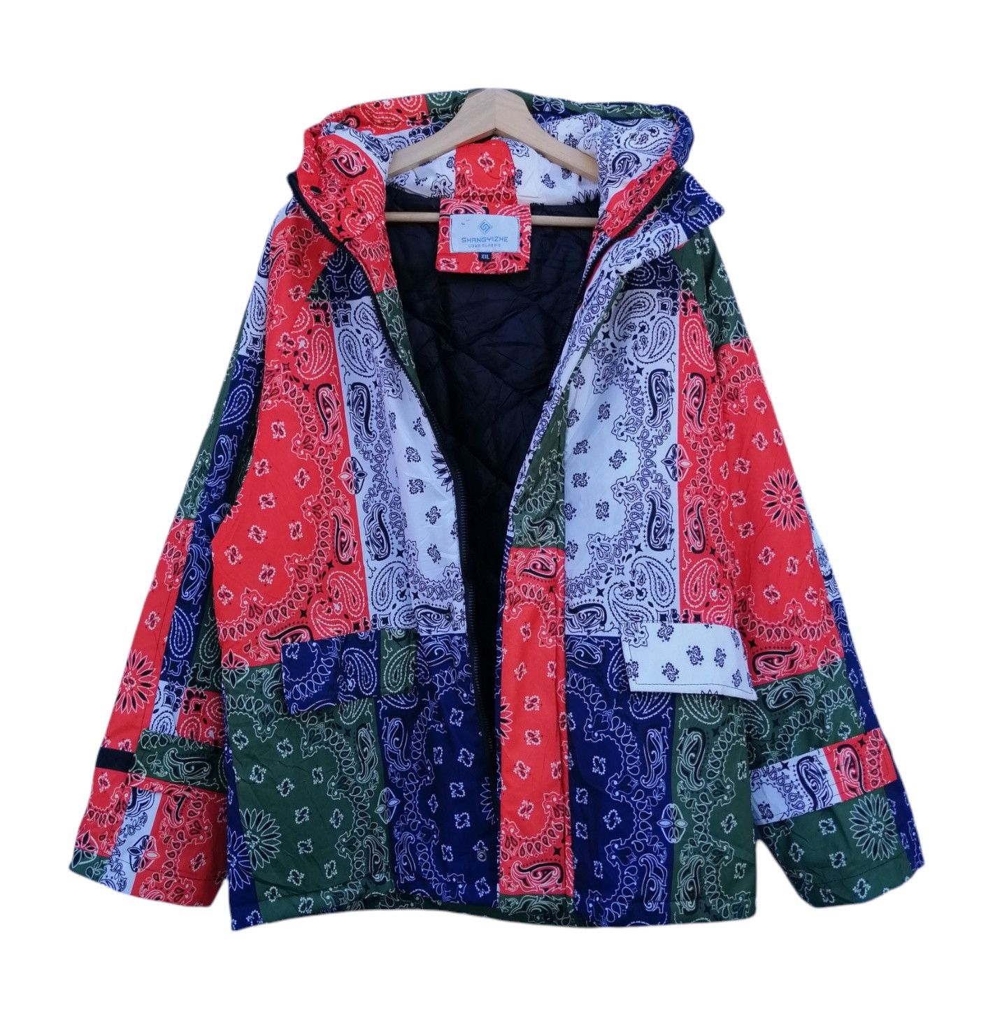 If Six Was Nine × Japanese Brand Multicolor Bandana Paisley Pacthwork Winter Jacket Size US M / EU 48-50 / 2 - 15 Thumbnail