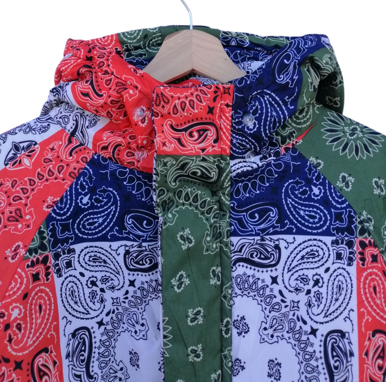 If Six Was Nine × Japanese Brand Multicolor Bandana Paisley Pacthwork Winter Jacket Size US M / EU 48-50 / 2 - 9 Thumbnail