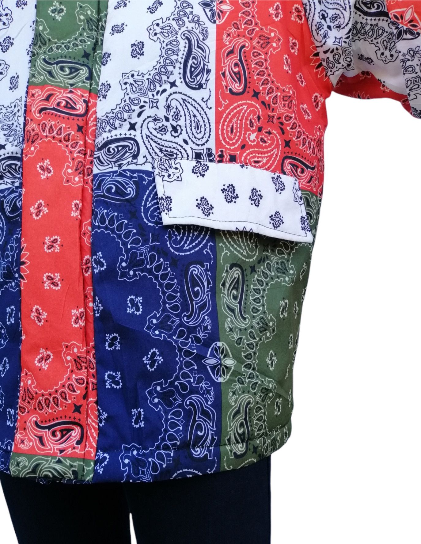 If Six Was Nine × Japanese Brand Multicolor Bandana Paisley Pacthwork Winter Jacket Size US M / EU 48-50 / 2 - 11 Thumbnail