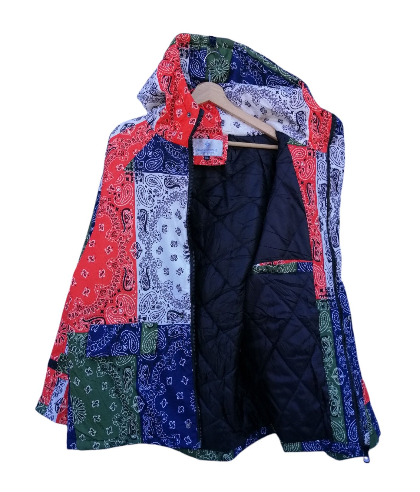 If Six Was Nine × Japanese Brand Multicolor Bandana Paisley Pacthwork Winter Jacket Size US M / EU 48-50 / 2 - 16 Thumbnail