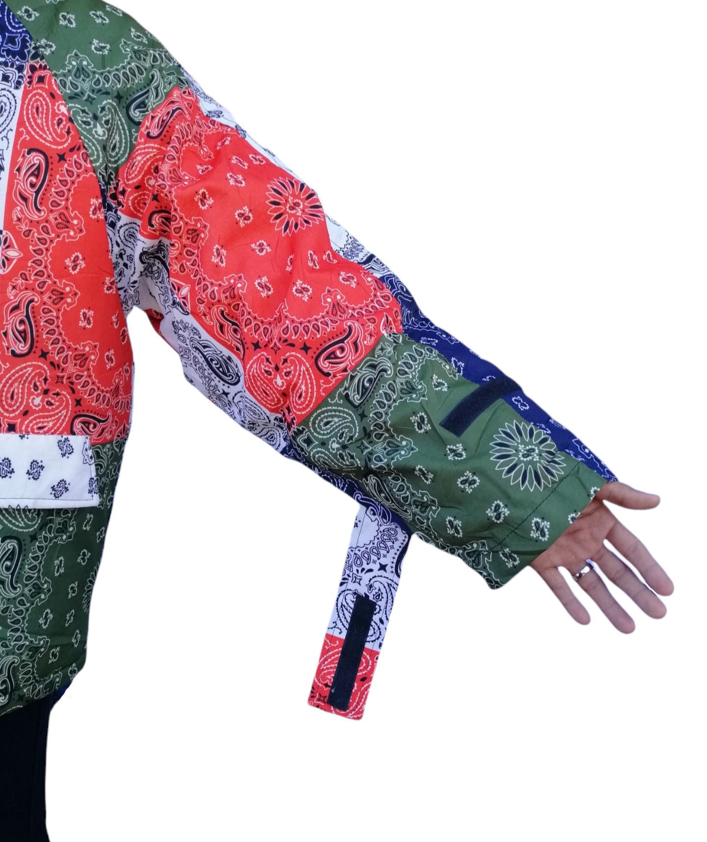 If Six Was Nine × Japanese Brand Multicolor Bandana Paisley Pacthwork Winter Jacket Size US M / EU 48-50 / 2 - 12 Thumbnail
