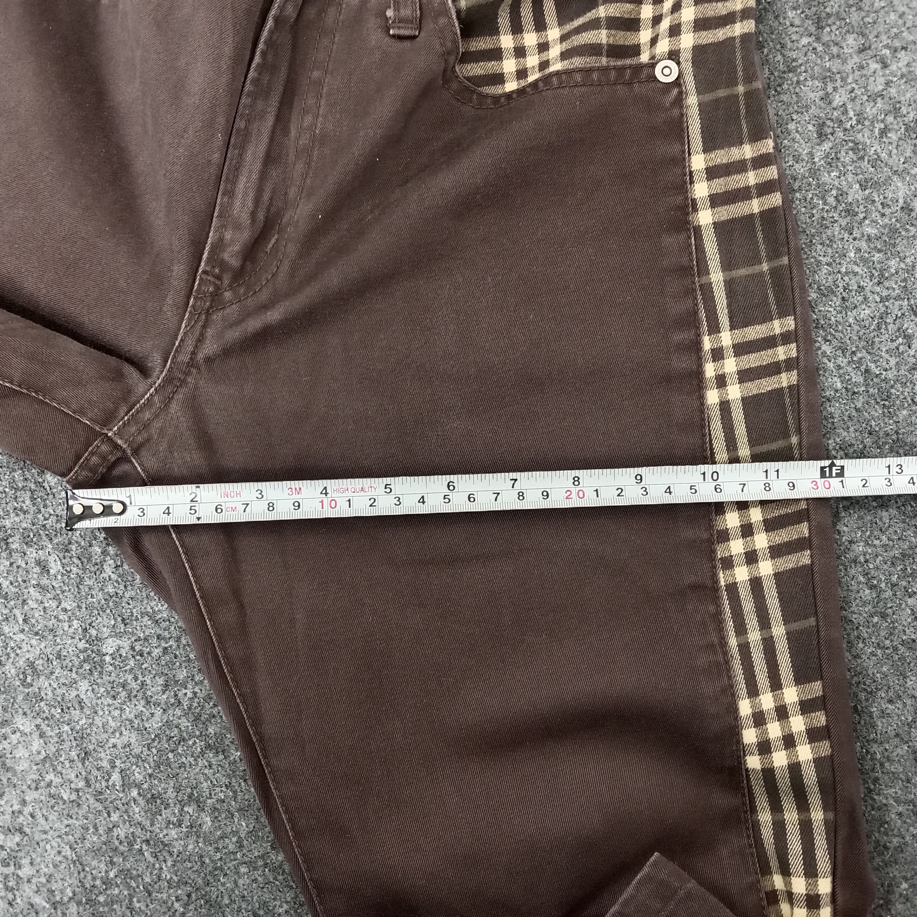 Burberry × Vintage Burberry London Blue Label Nova Check Trousers Pants Size US 31 - 17 Thumbnail