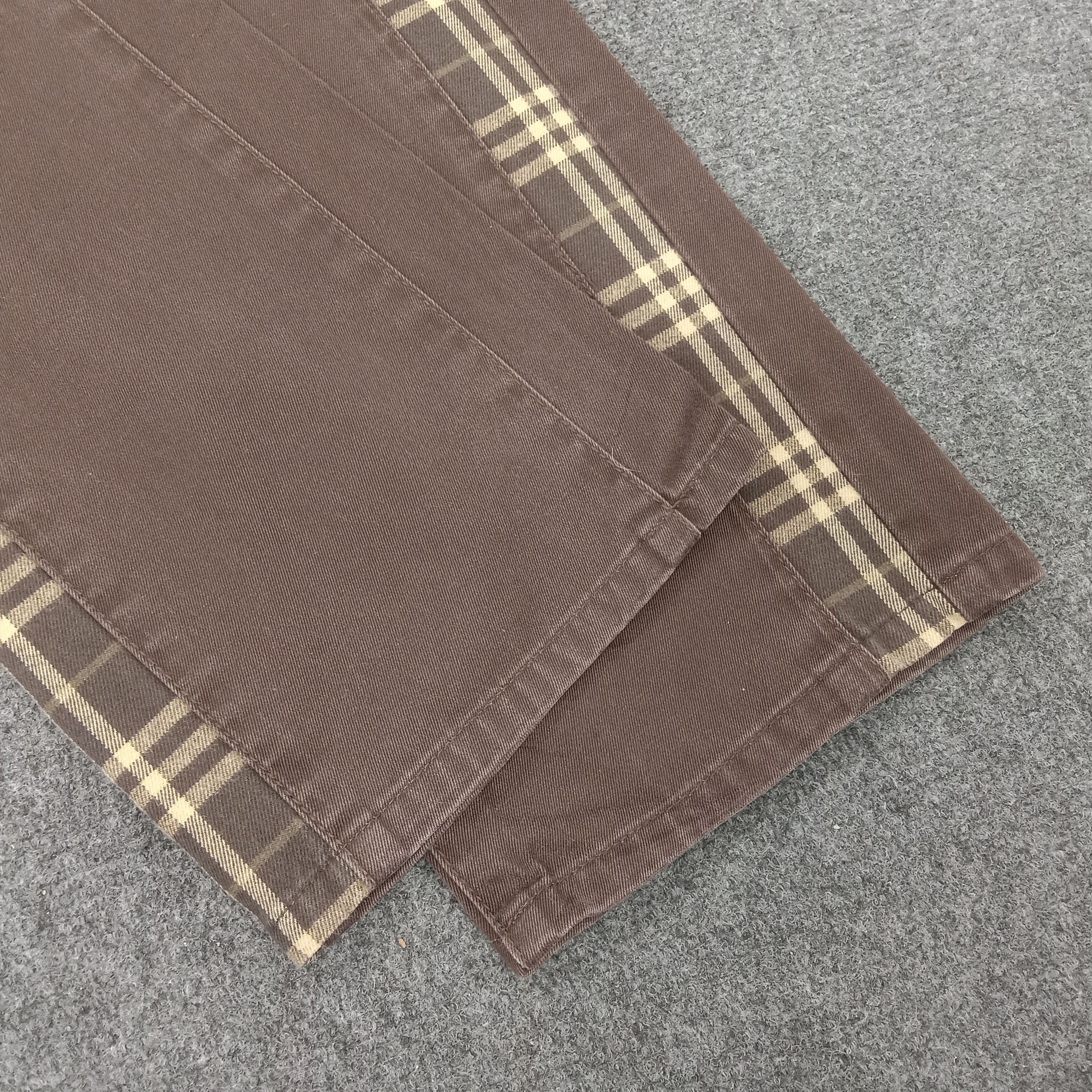 Burberry × Vintage Burberry London Blue Label Nova Check Trousers Pants Size US 31 - 13 Thumbnail