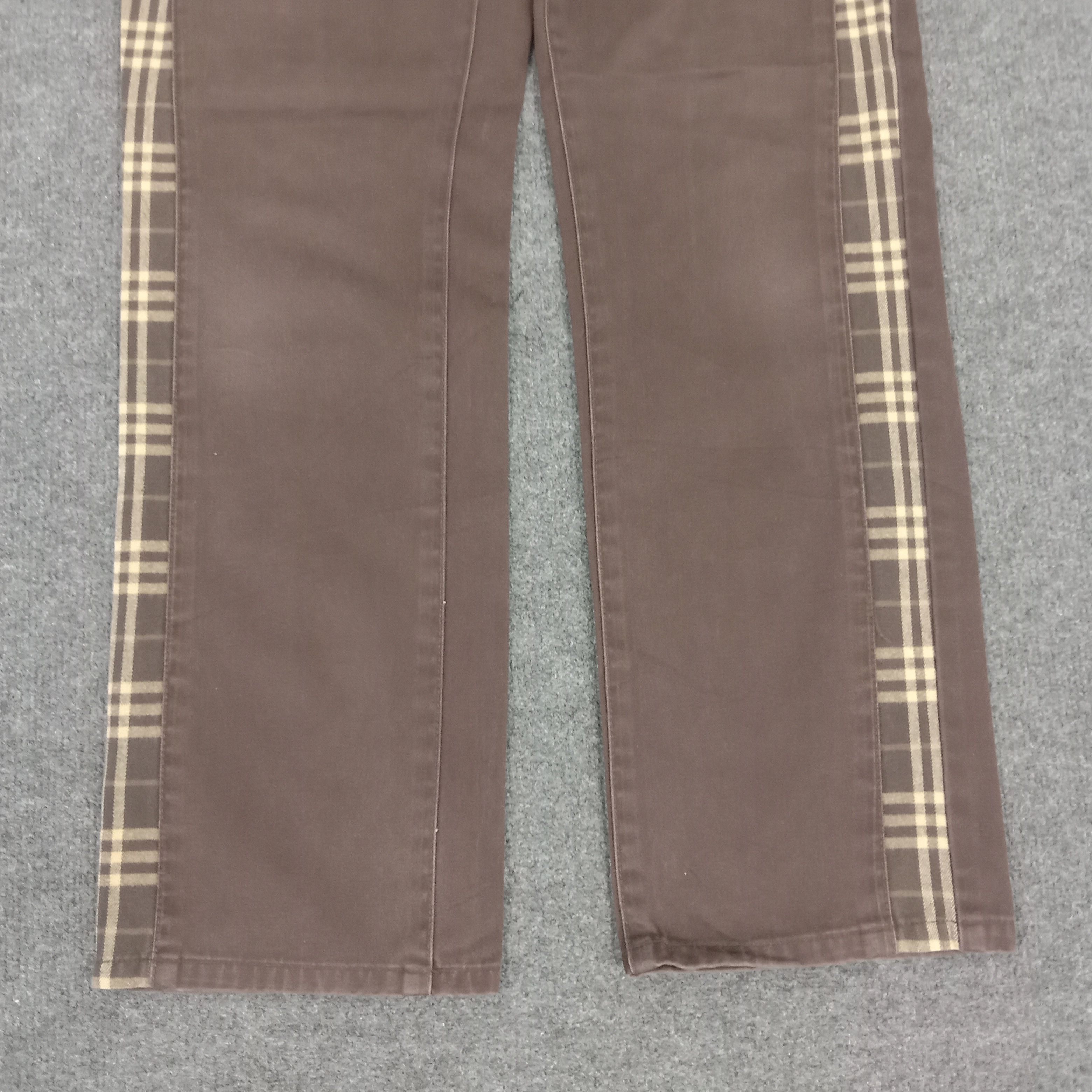 Burberry × Vintage Burberry London Blue Label Nova Check Trousers Pants Size US 31 - 3 Thumbnail
