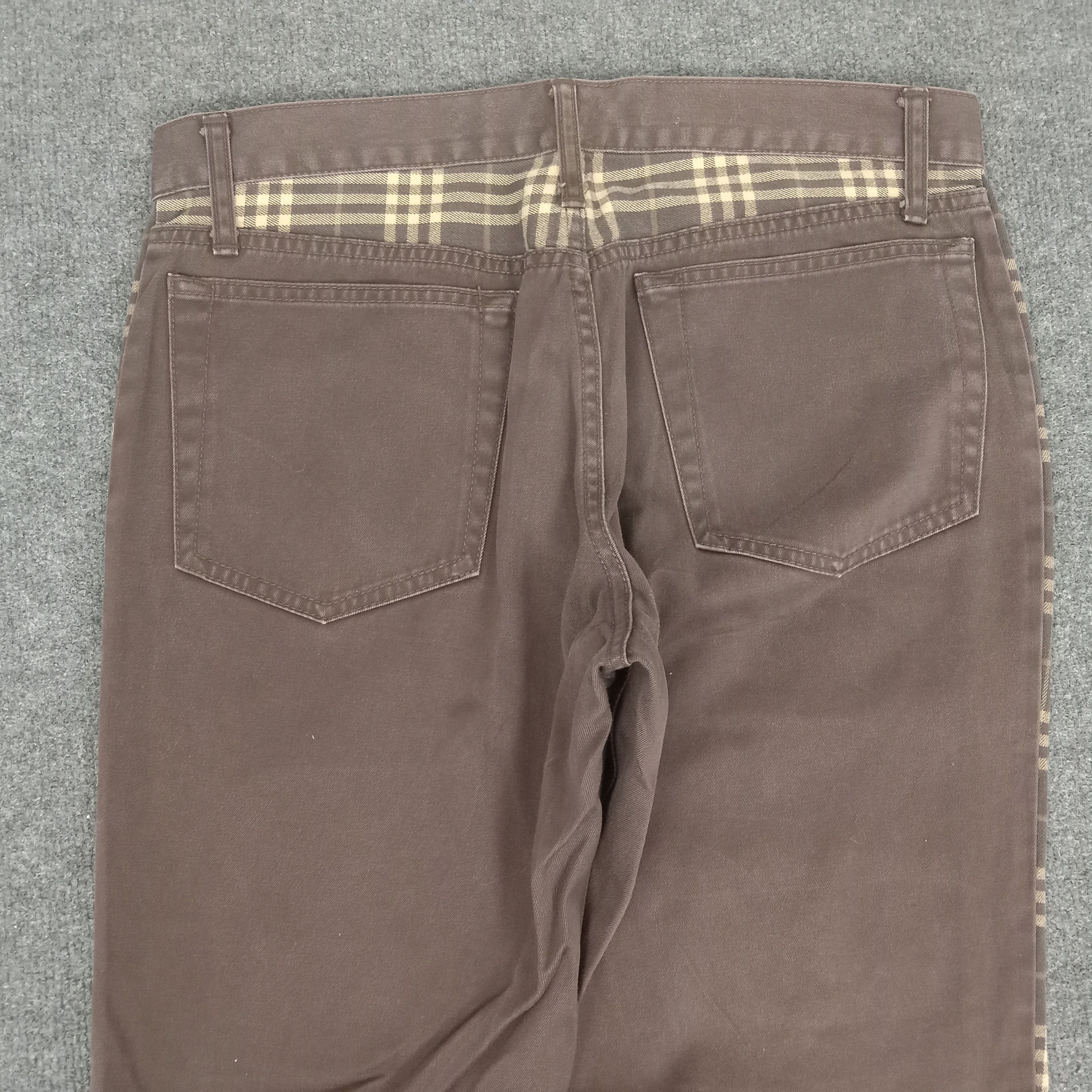 Burberry × Vintage Burberry London Blue Label Nova Check Trousers Pants Size US 31 - 5 Thumbnail