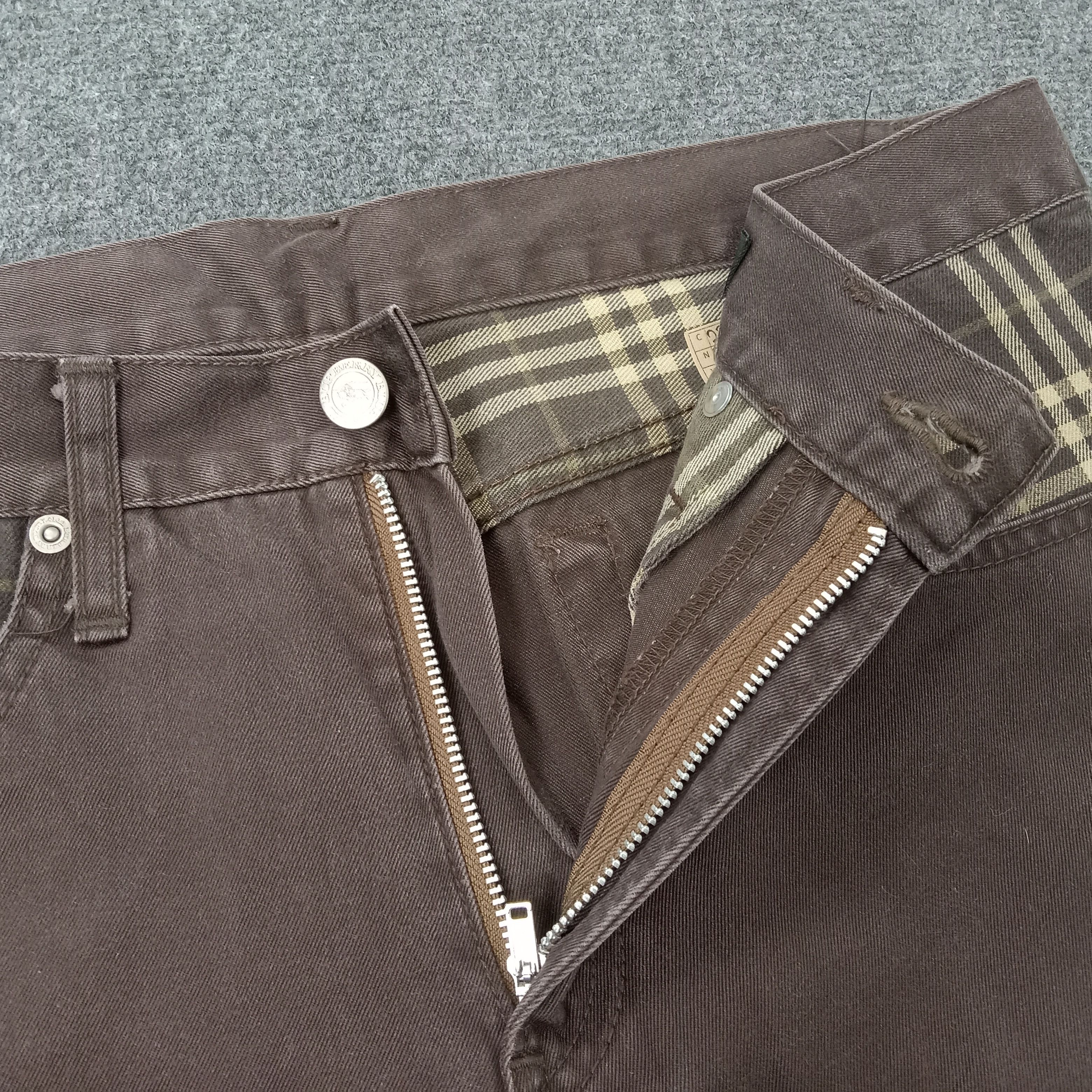 Burberry × Vintage Burberry London Blue Label Nova Check Trousers Pants Size US 31 - 7 Thumbnail