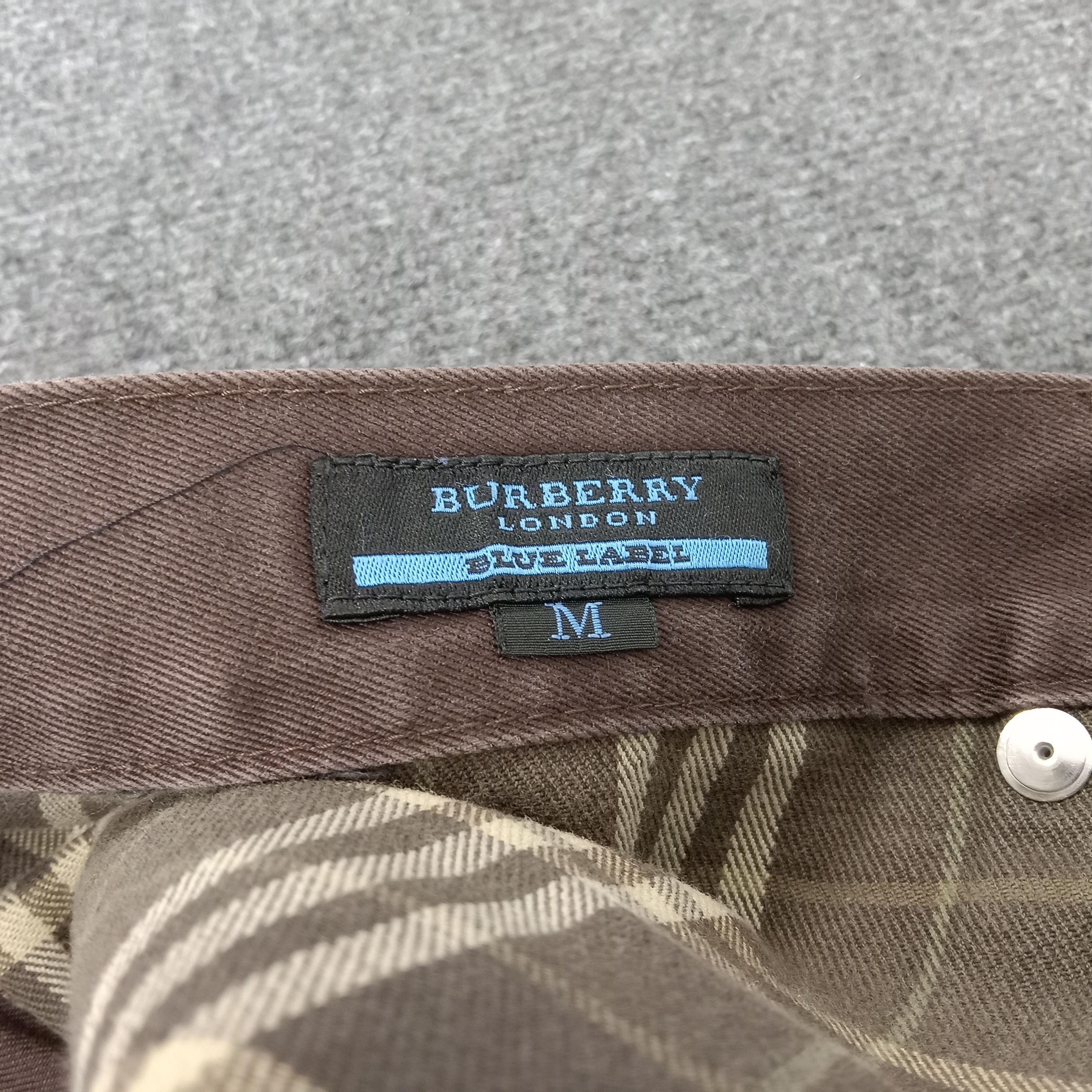 Burberry × Vintage Burberry London Blue Label Nova Check Trousers Pants Size US 31 - 9 Thumbnail