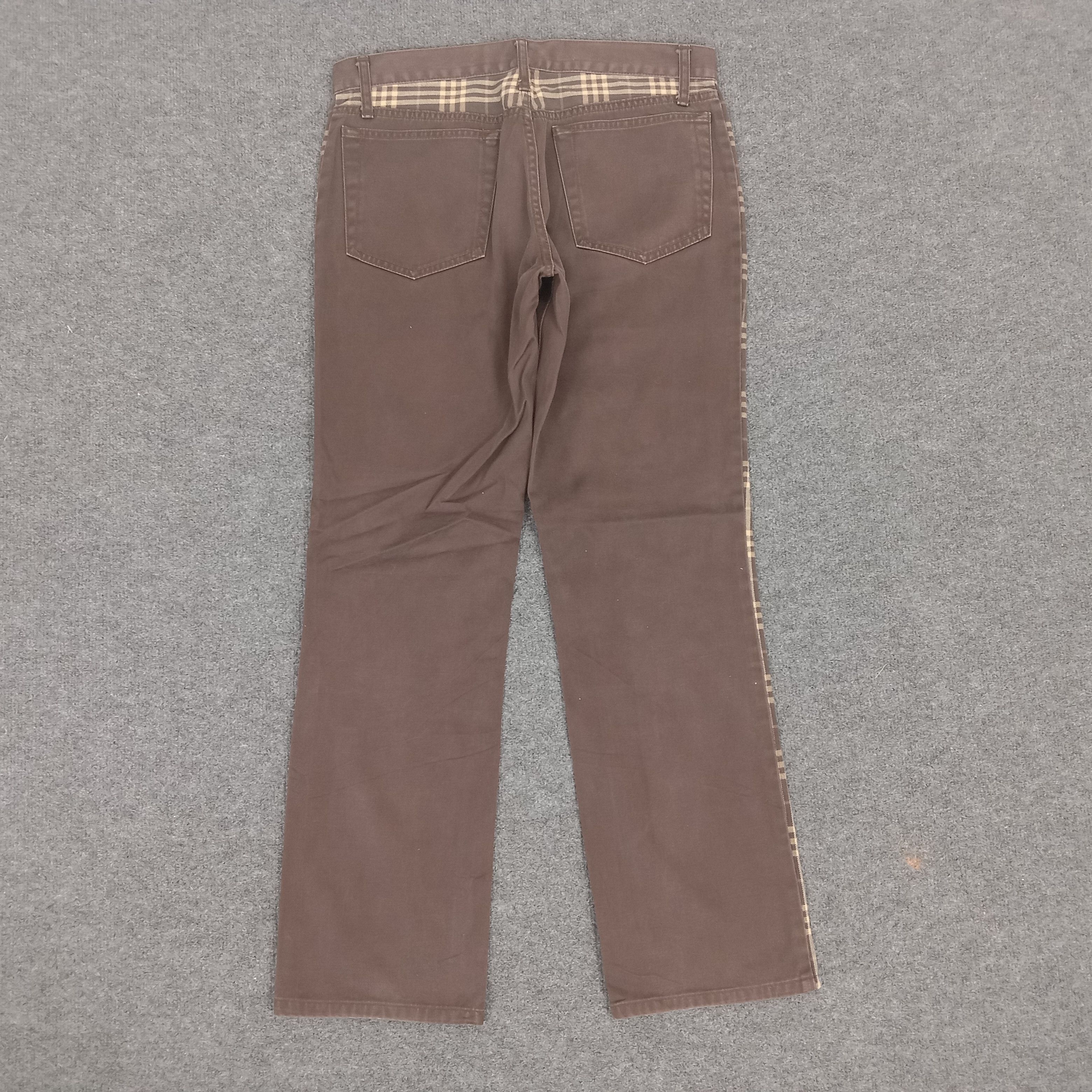 Burberry × Vintage Burberry London Blue Label Nova Check Trousers Pants Size US 31 - 4 Thumbnail