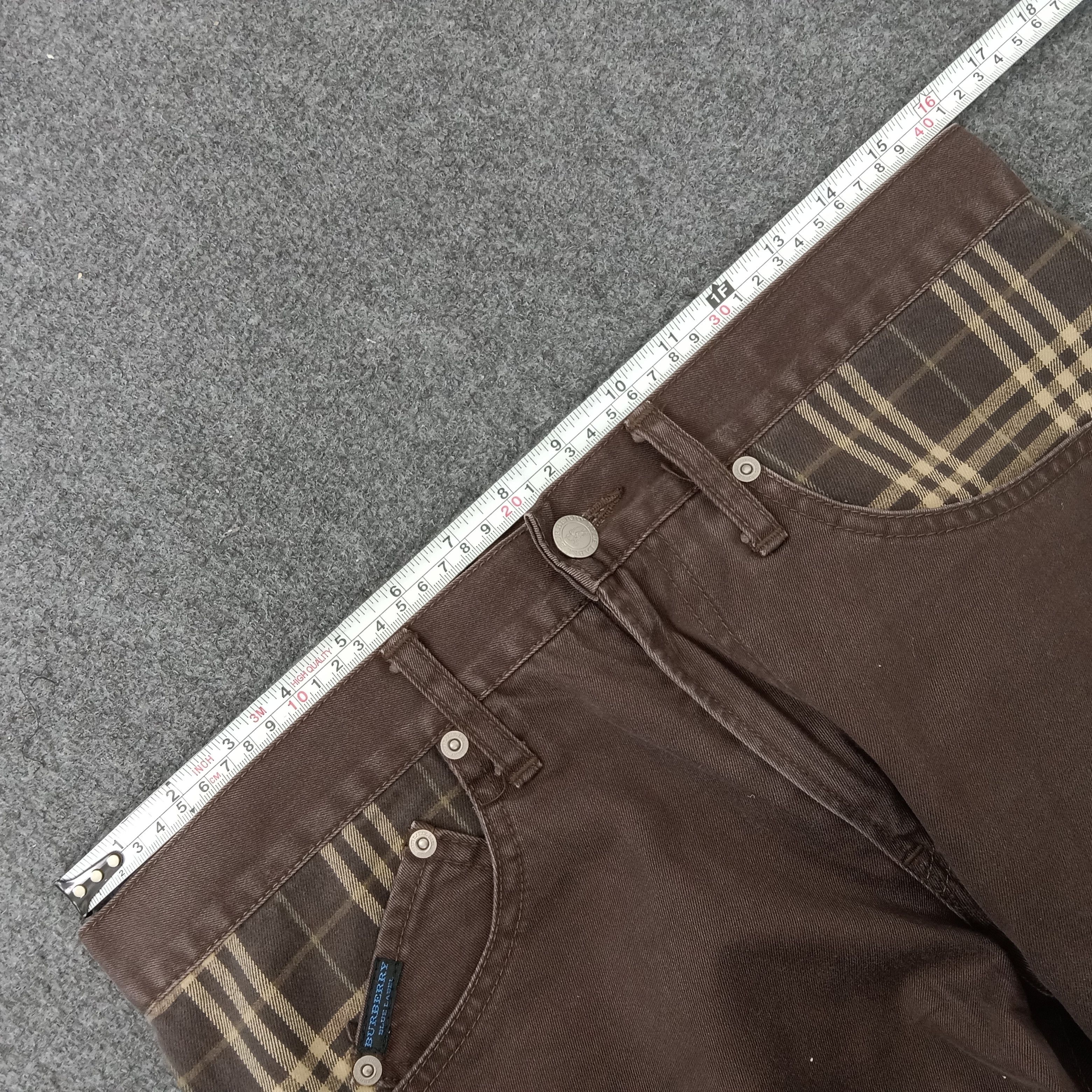 Burberry × Vintage Burberry London Blue Label Nova Check Trousers Pants Size US 31 - 15 Thumbnail