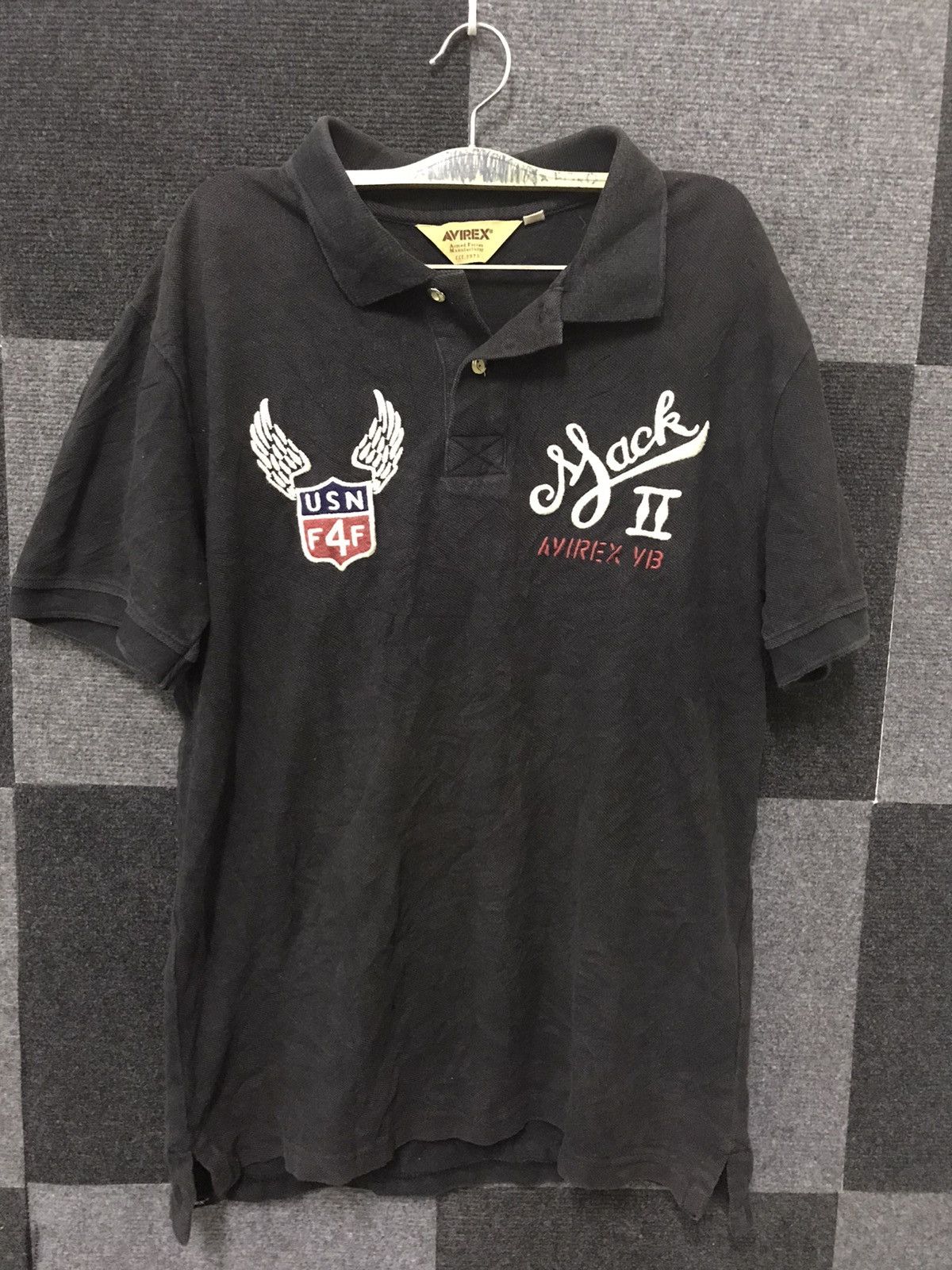 Avirex AVIREX Sea Wolf Unit Embroidery Polo Shirt Size US M / EU 48-50 / 2 - 2 Thumbnail