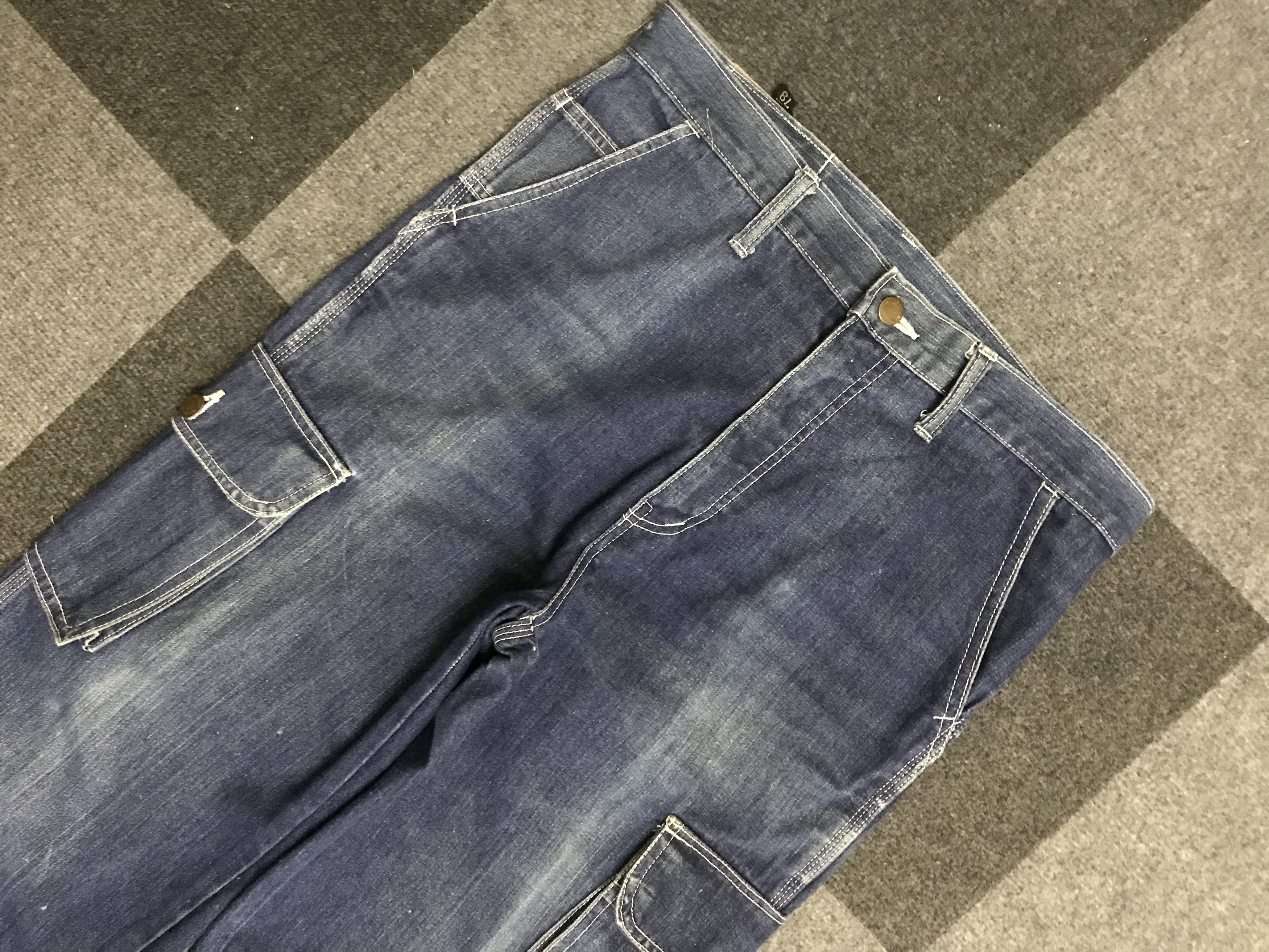 Japanese Brand CP299 BIVASON Japan Workwear Cargo Baggy Jeans Size US 33 - 2 Thumbnail