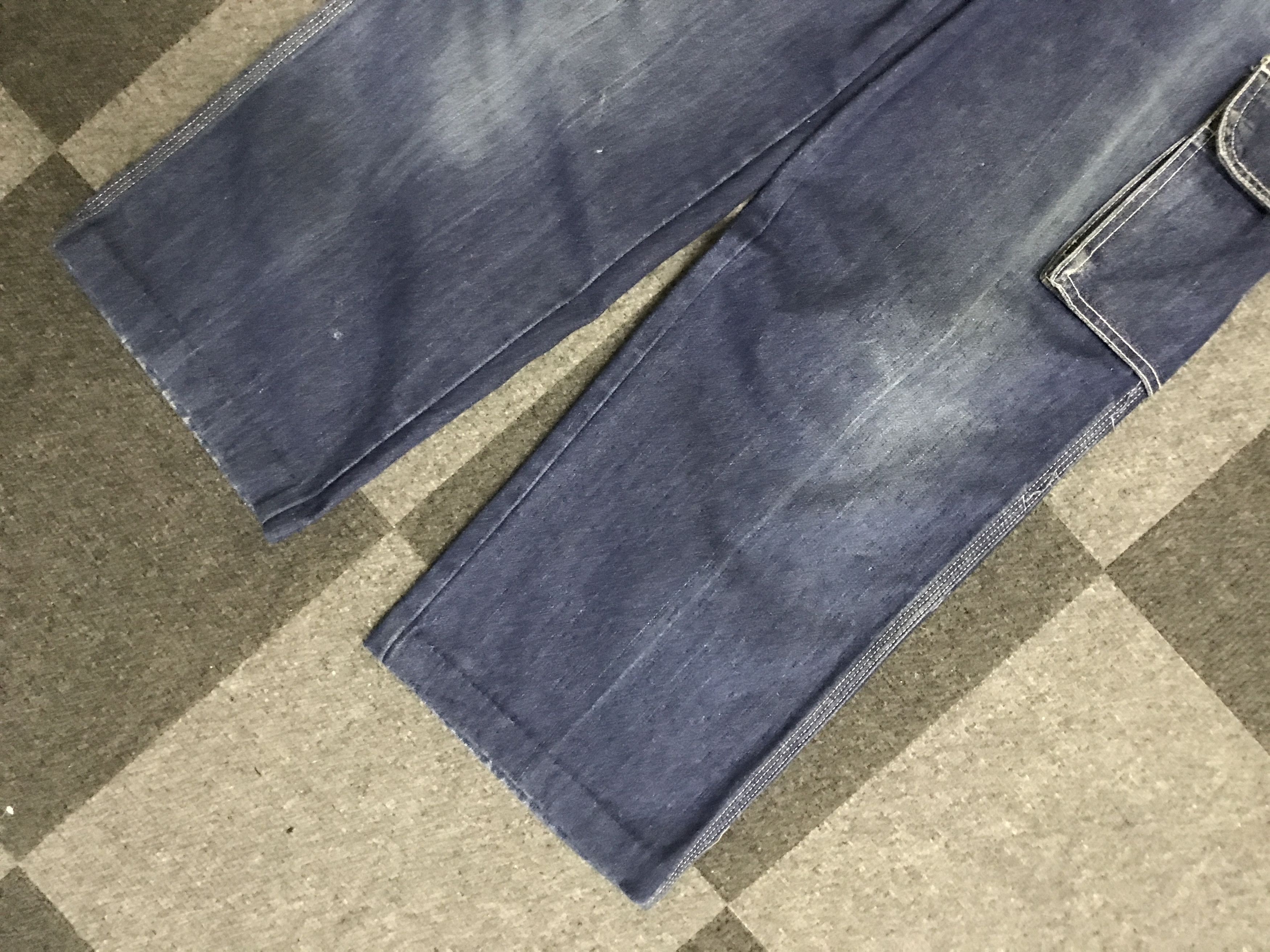 Japanese Brand CP299 BIVASON Japan Workwear Cargo Baggy Jeans Size US 33 - 4 Thumbnail