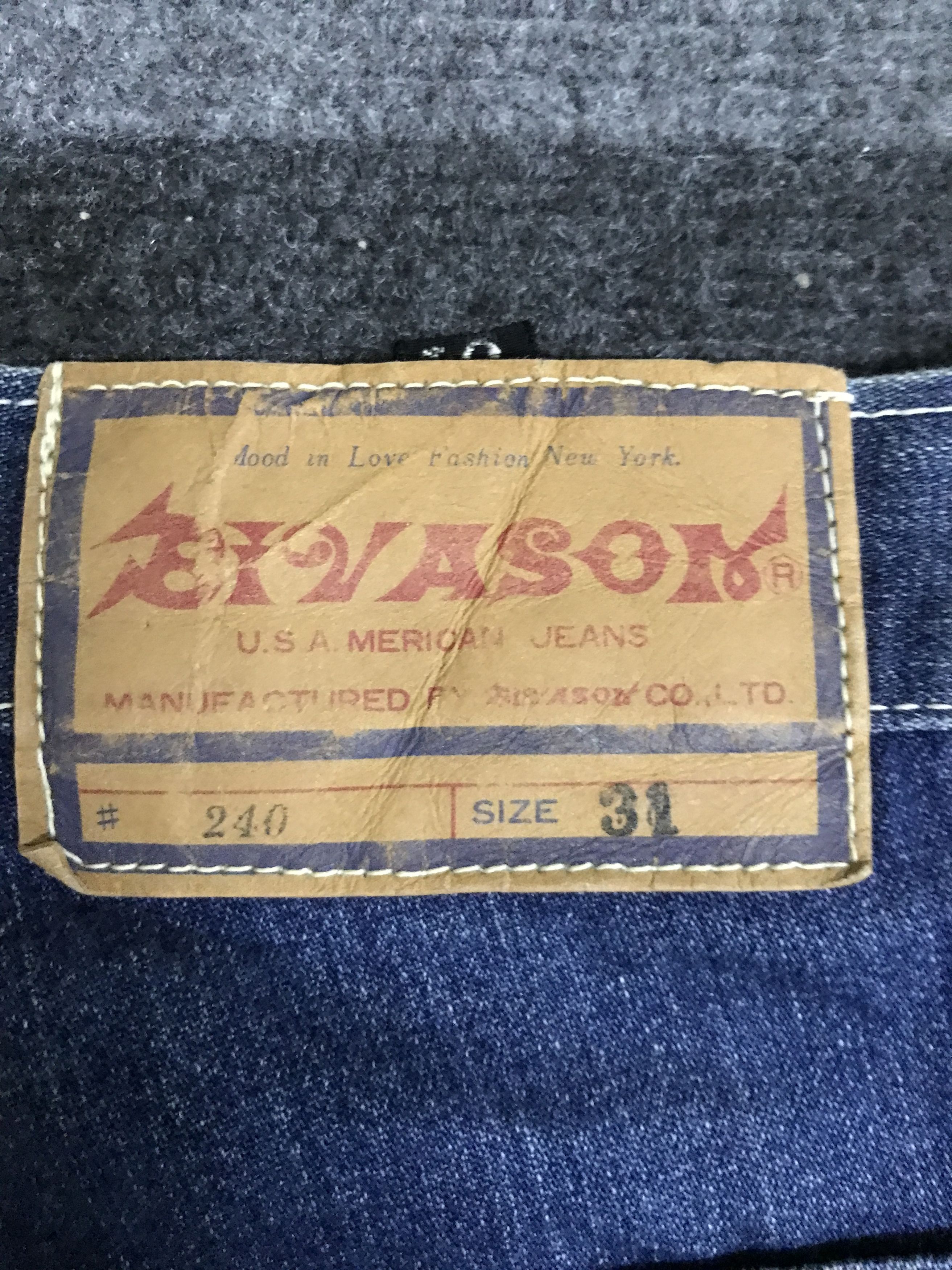 Japanese Brand CP299 BIVASON Japan Workwear Cargo Baggy Jeans Size US 33 - 12 Thumbnail