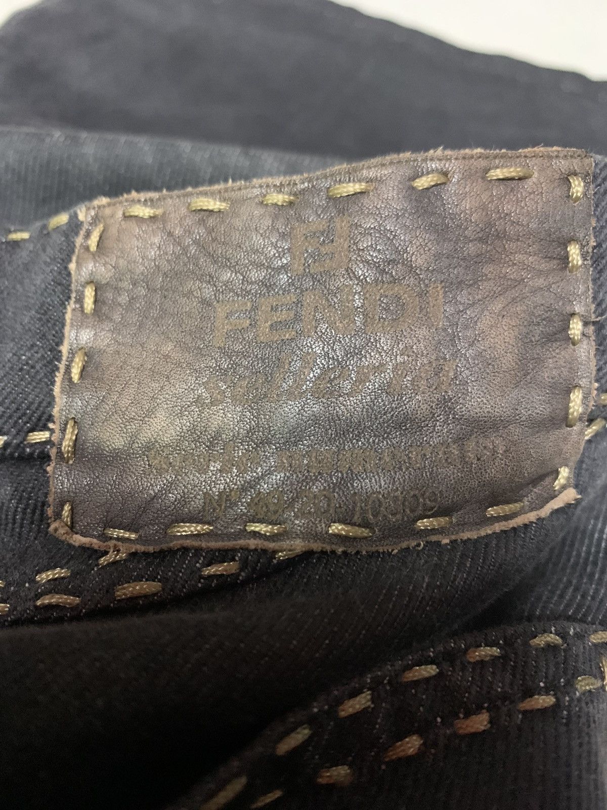 Fendi Fendi Selleria Hand Made Stitching Denim Jeans Size US 30 / EU 46 - 9 Thumbnail