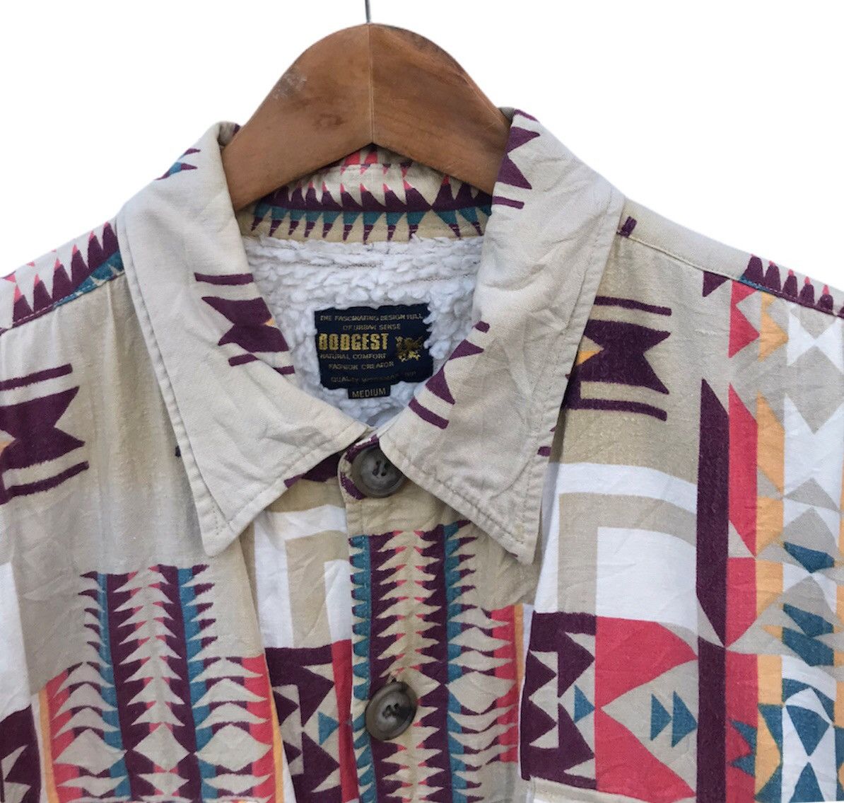 Vintage Dodgest navajo style sherpa jacket Size US M / EU 48-50 / 2 - 3 Thumbnail