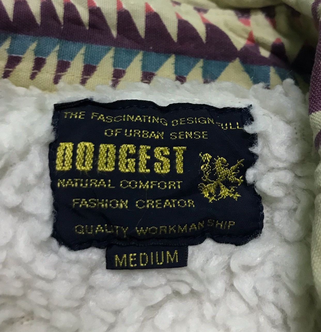 Vintage Dodgest navajo style sherpa jacket Size US M / EU 48-50 / 2 - 2 Thumbnail