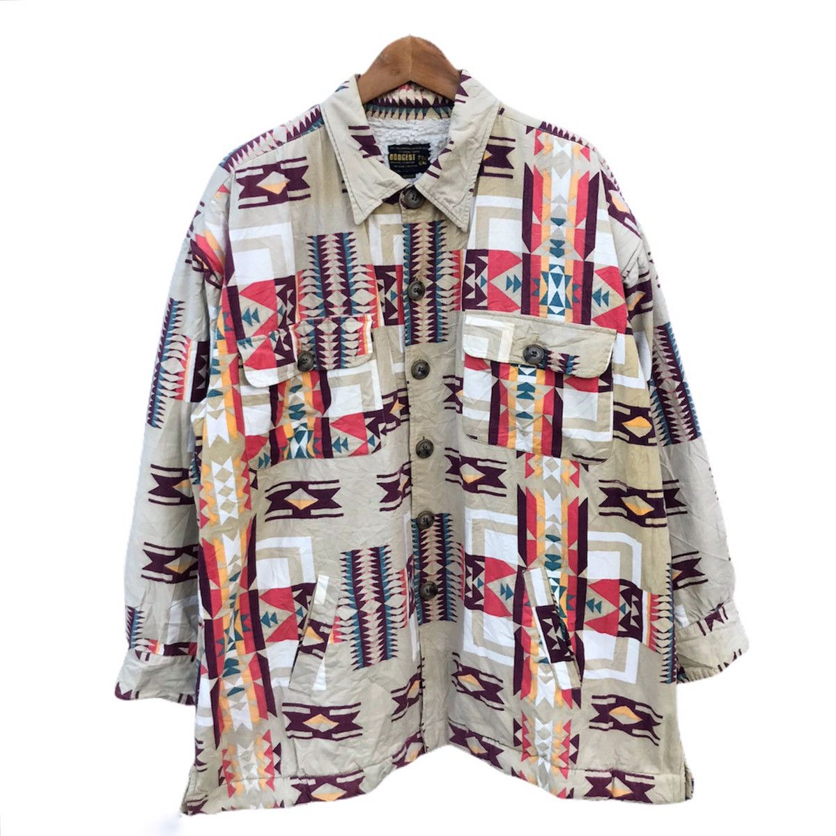 Vintage Dodgest navajo style sherpa jacket Size US M / EU 48-50 / 2 - 1 Thumbnail