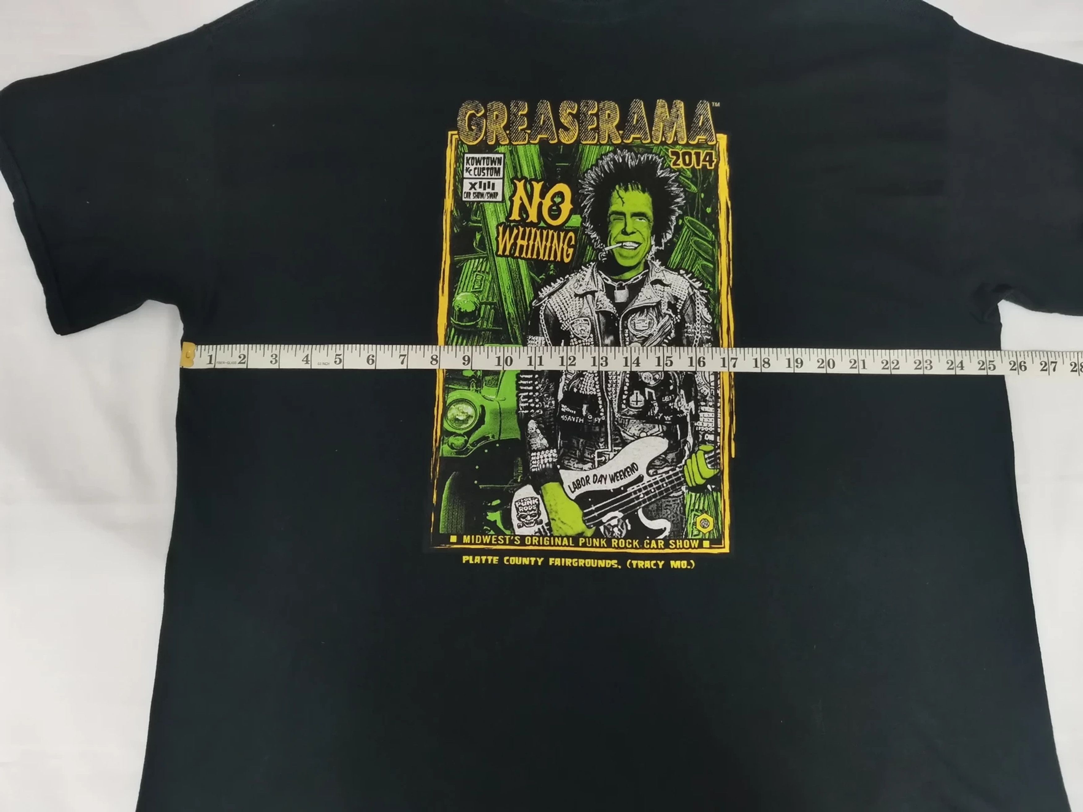 Vintage Vintage Greaserama Punk Rock Car Show Tee Streetwear Size US XXL / EU 58 / 5 - 4 Thumbnail