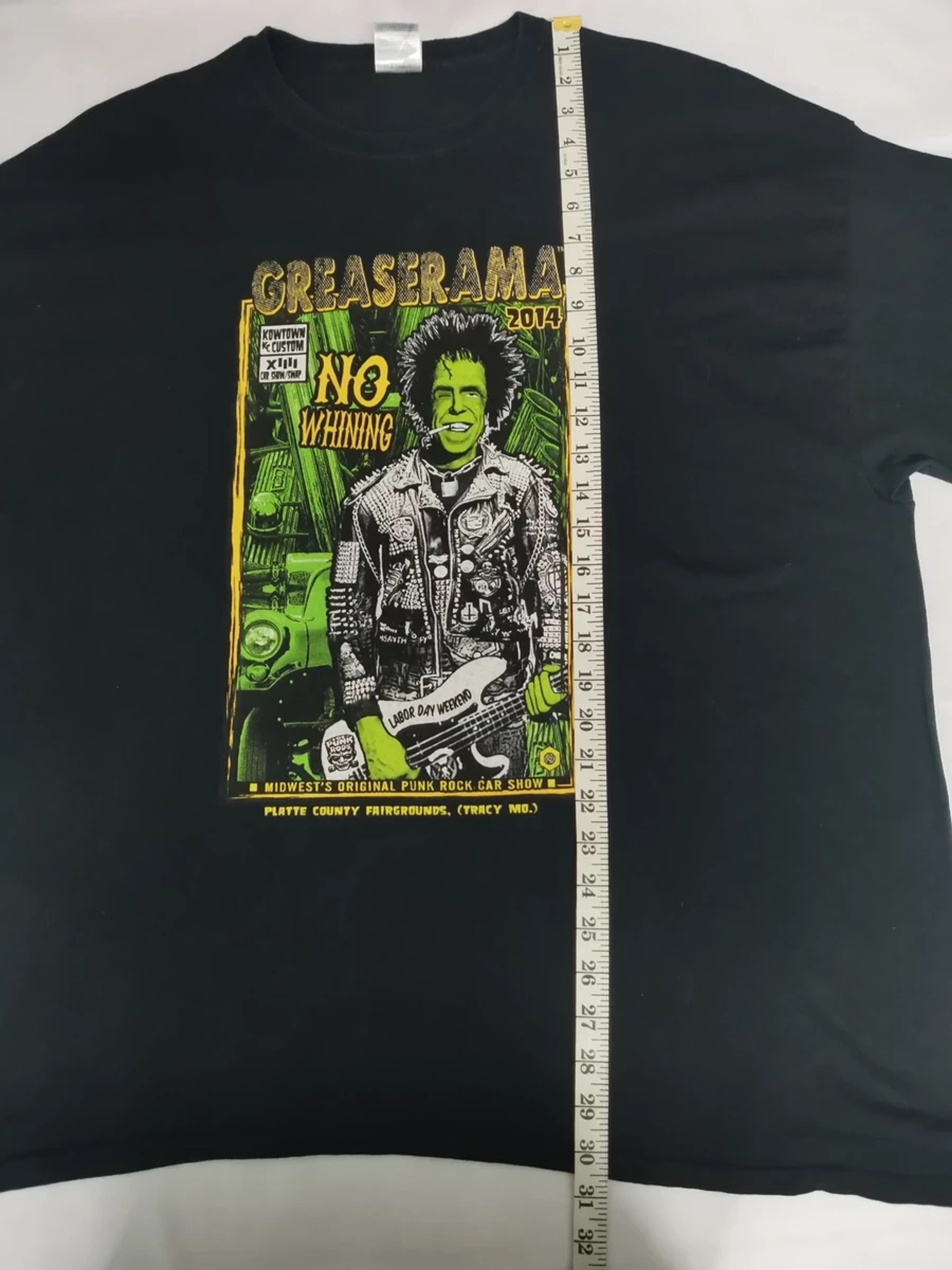 Vintage Vintage Greaserama Punk Rock Car Show Tee Streetwear Size US XXL / EU 58 / 5 - 5 Thumbnail