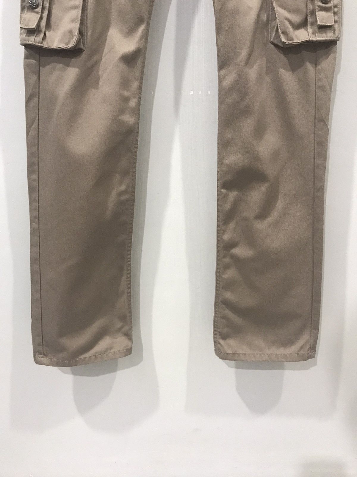 Japanese Brand doublefocus Japan DoubleWaist Skull Button Flare Cargo Pant Size US 28 / EU 44 - 6 Thumbnail