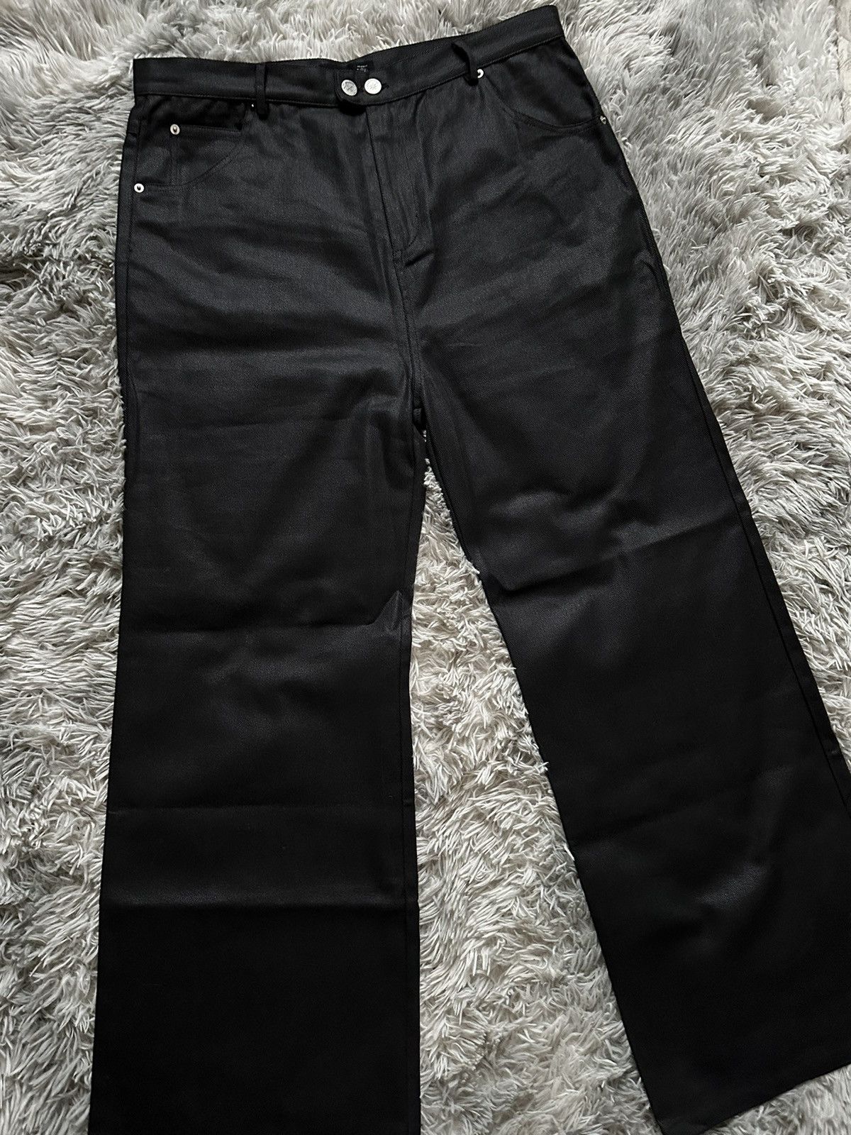 Designer Ranger Cartel Flared Waxed Denim Size US 34 / EU 50 - 1 Thumbnail