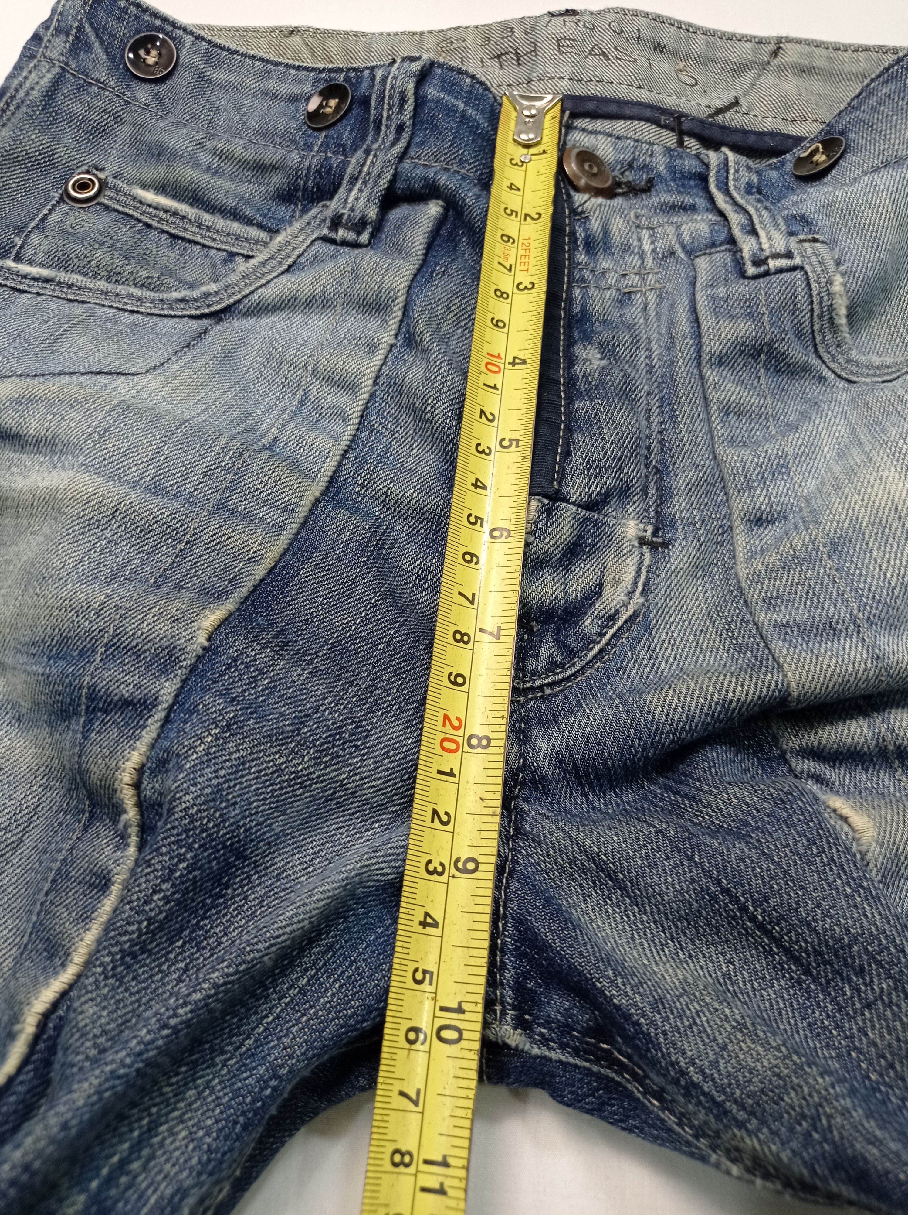 G-Star 🔥rare🔥G Star Raw Buckle Back Distressed Denim Pants Size US 27 - 24 Thumbnail