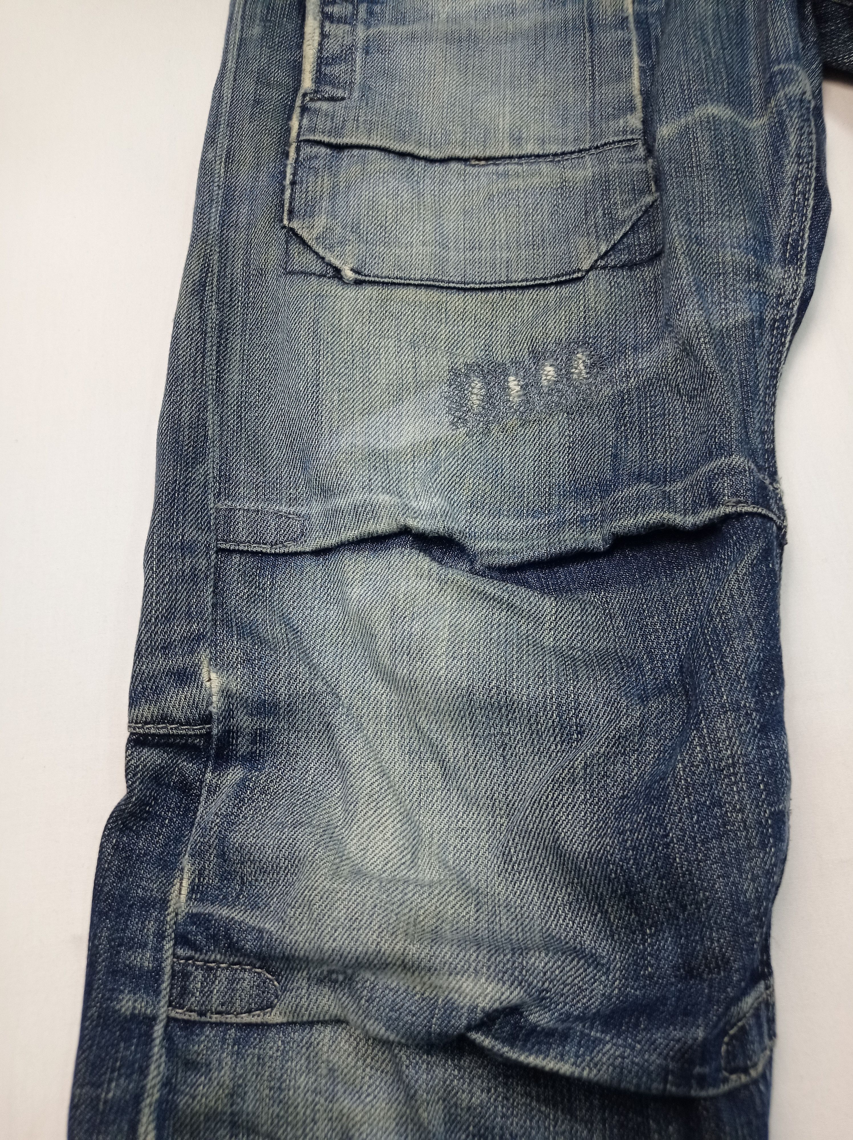G-Star 🔥rare🔥G Star Raw Buckle Back Distressed Denim Pants Size US 27 - 9 Thumbnail