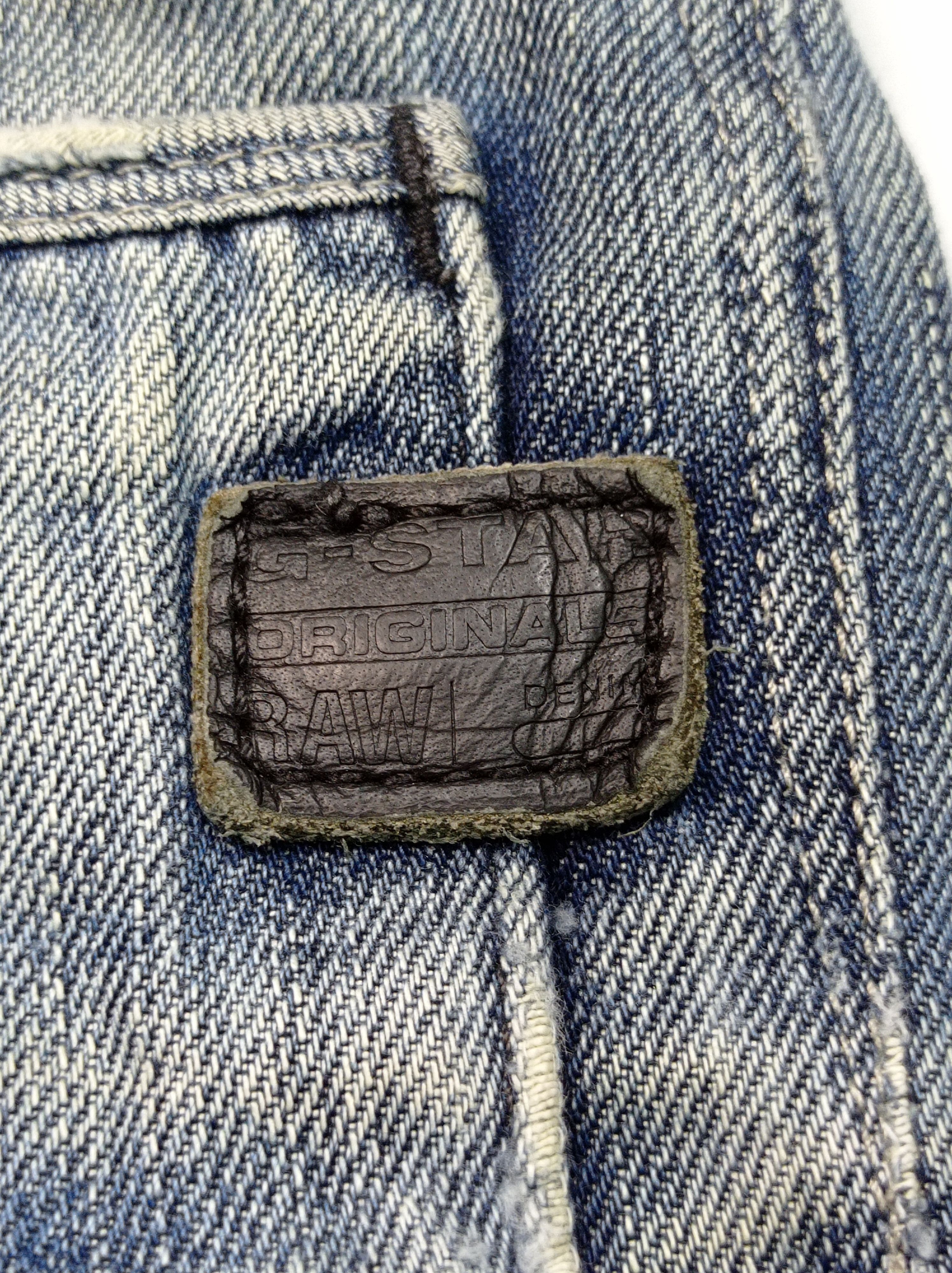 G-Star 🔥rare🔥G Star Raw Buckle Back Distressed Denim Pants Size US 27 - 6 Thumbnail