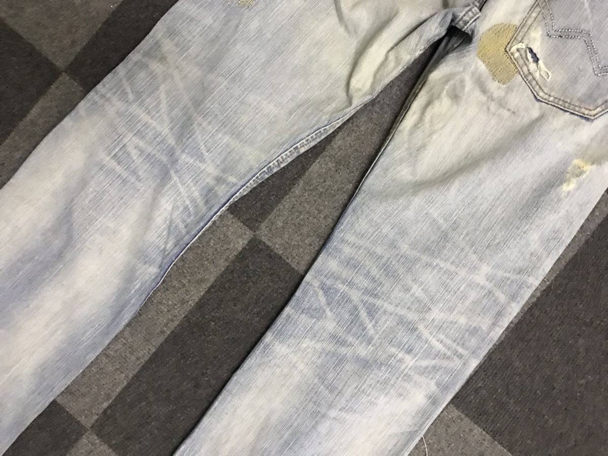 Edwin D125 Vintage EDWIN Light Wash Distressed Jeans Size US 32 / EU 48 - 14 Thumbnail