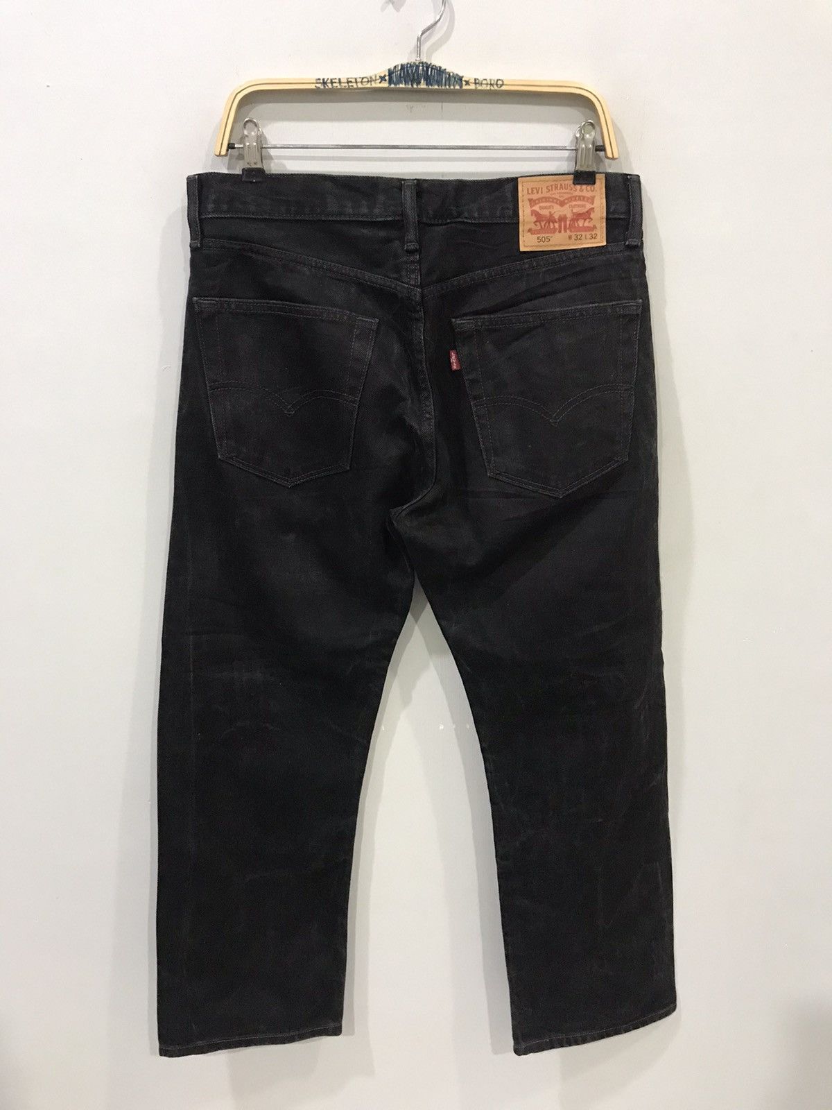 Levi's Levis 505 Superblack Denim Size US 33 - 6 Thumbnail