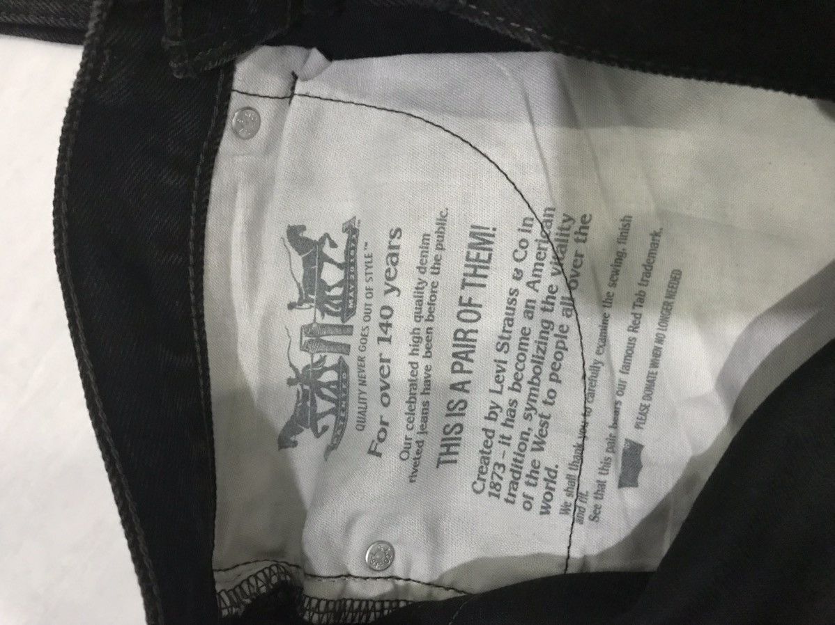Levi's Levis 505 Superblack Denim Size US 33 - 12 Thumbnail