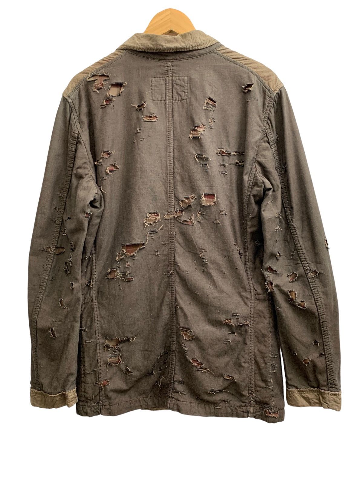 If Six Was Nine RARE ‼️ 1980s Marithe + Francois Girbaud Distressed Jacket Size US S / EU 44-46 / 1 - 5 Thumbnail
