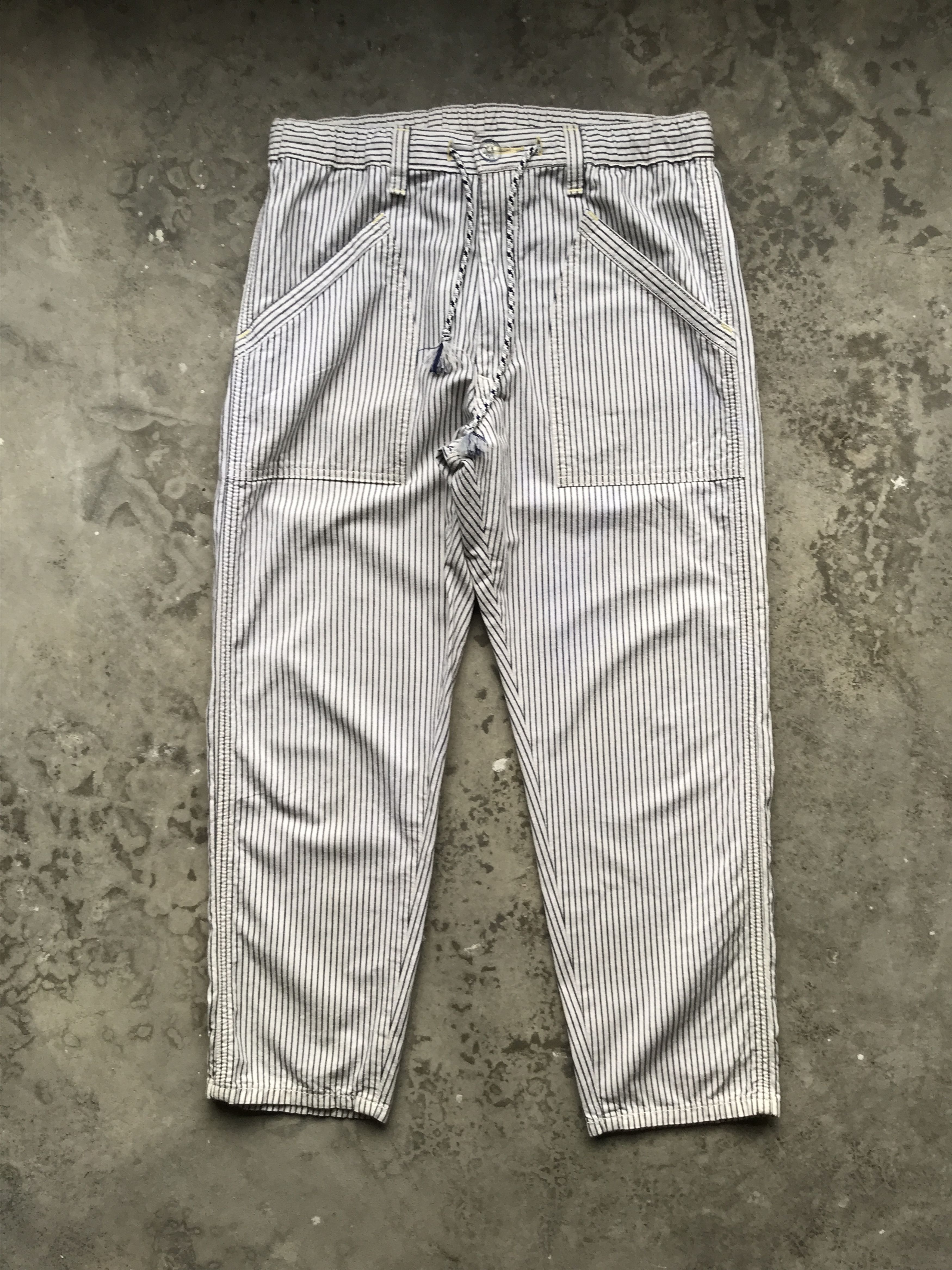 Lee P21 Lee Pinstrip Cropped Easy Pant Size US 30 / EU 46 - 1 Thumbnail