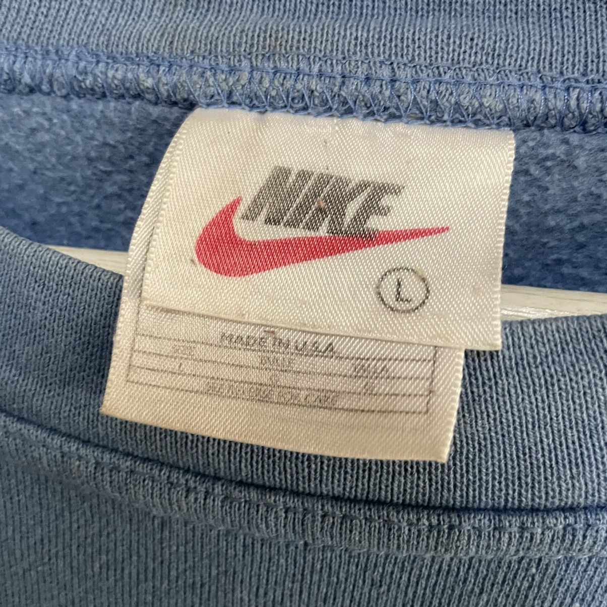 Nike × Vintage 💥90s NIKE USA SWOOSH LOGO CREWNECK SWEATSHIRT Size US L / EU 52-54 / 3 - 7 Thumbnail