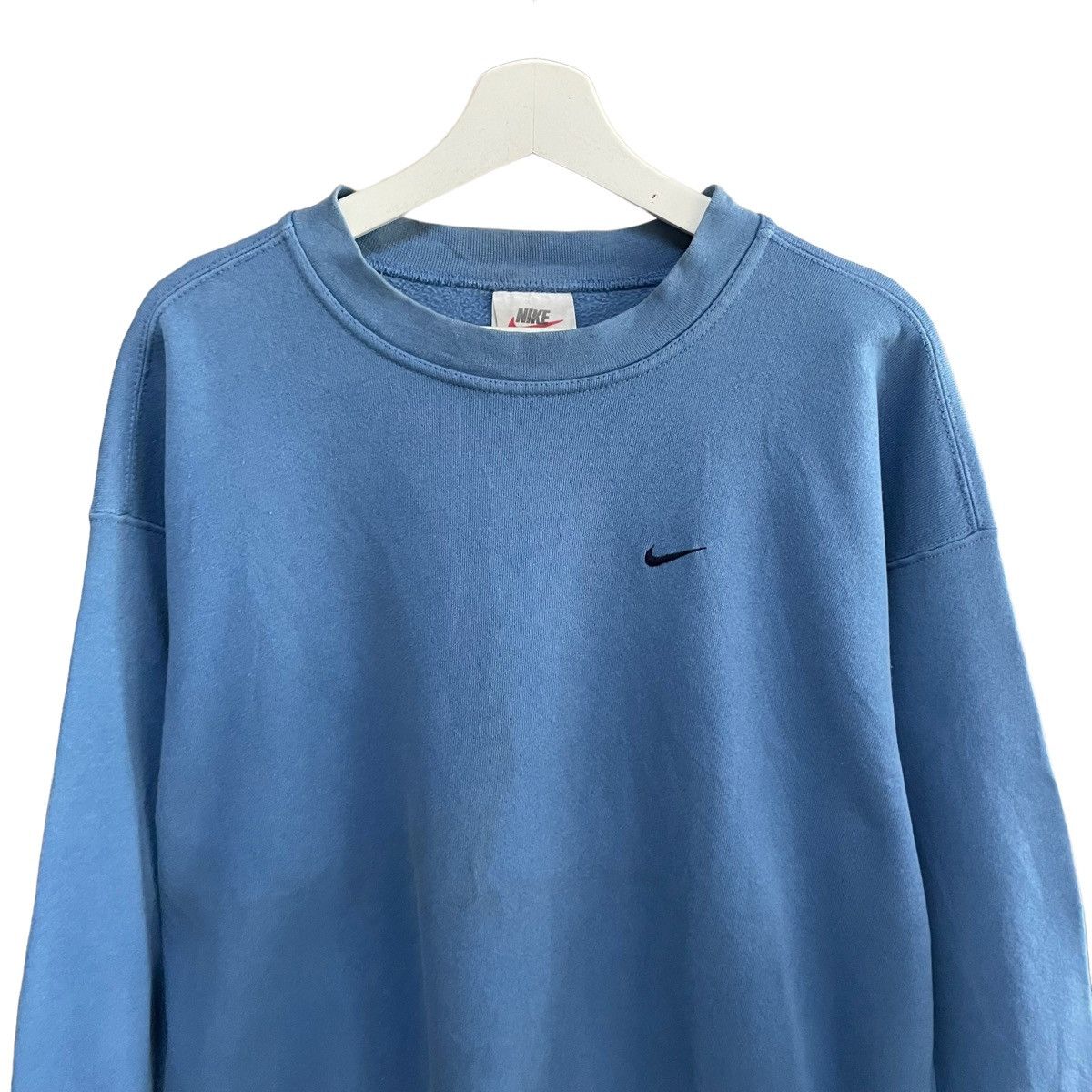 Nike × Vintage 💥90s NIKE USA SWOOSH LOGO CREWNECK SWEATSHIRT Size US L / EU 52-54 / 3 - 5 Thumbnail