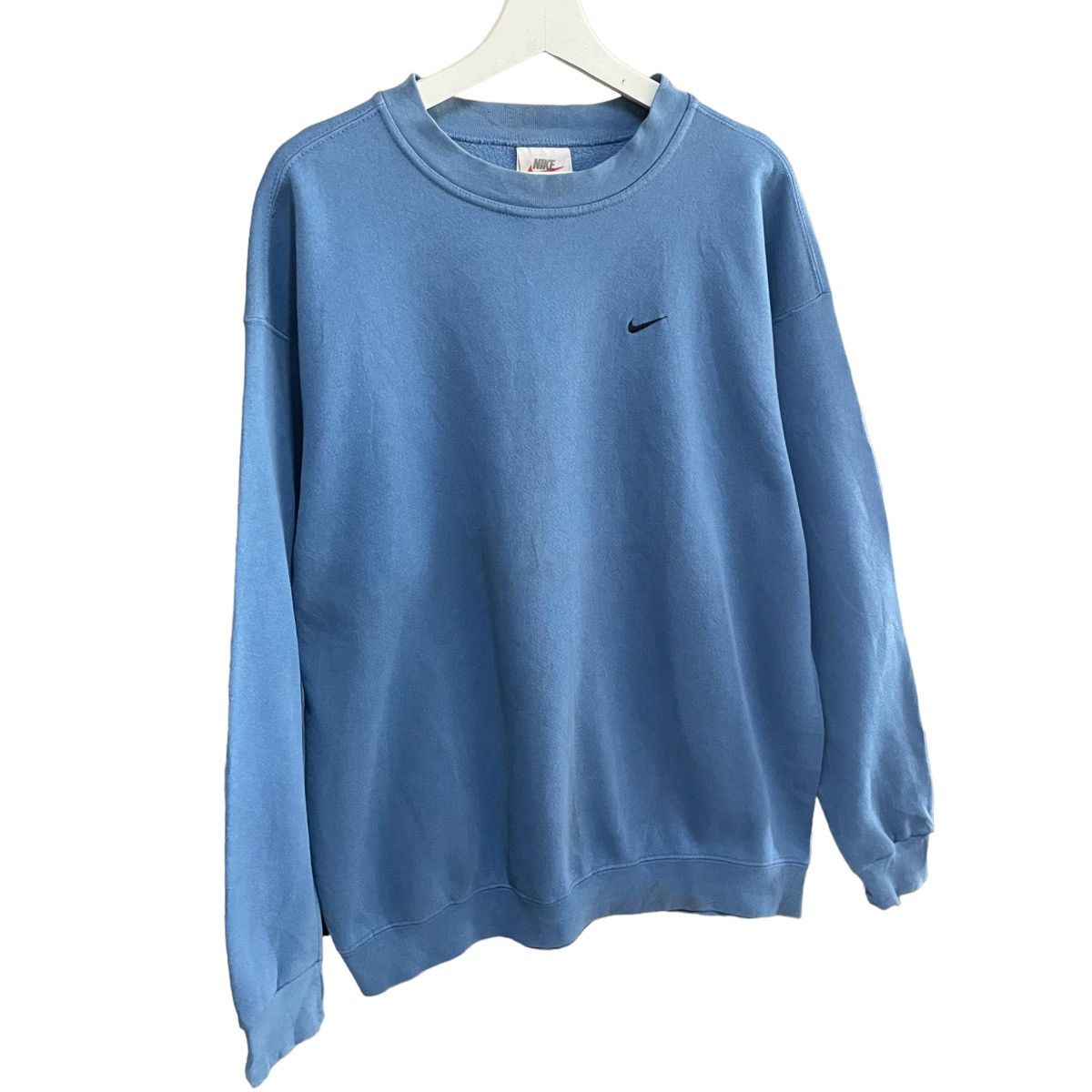 Nike × Vintage 💥90s NIKE USA SWOOSH LOGO CREWNECK SWEATSHIRT Size US L / EU 52-54 / 3 - 4 Thumbnail