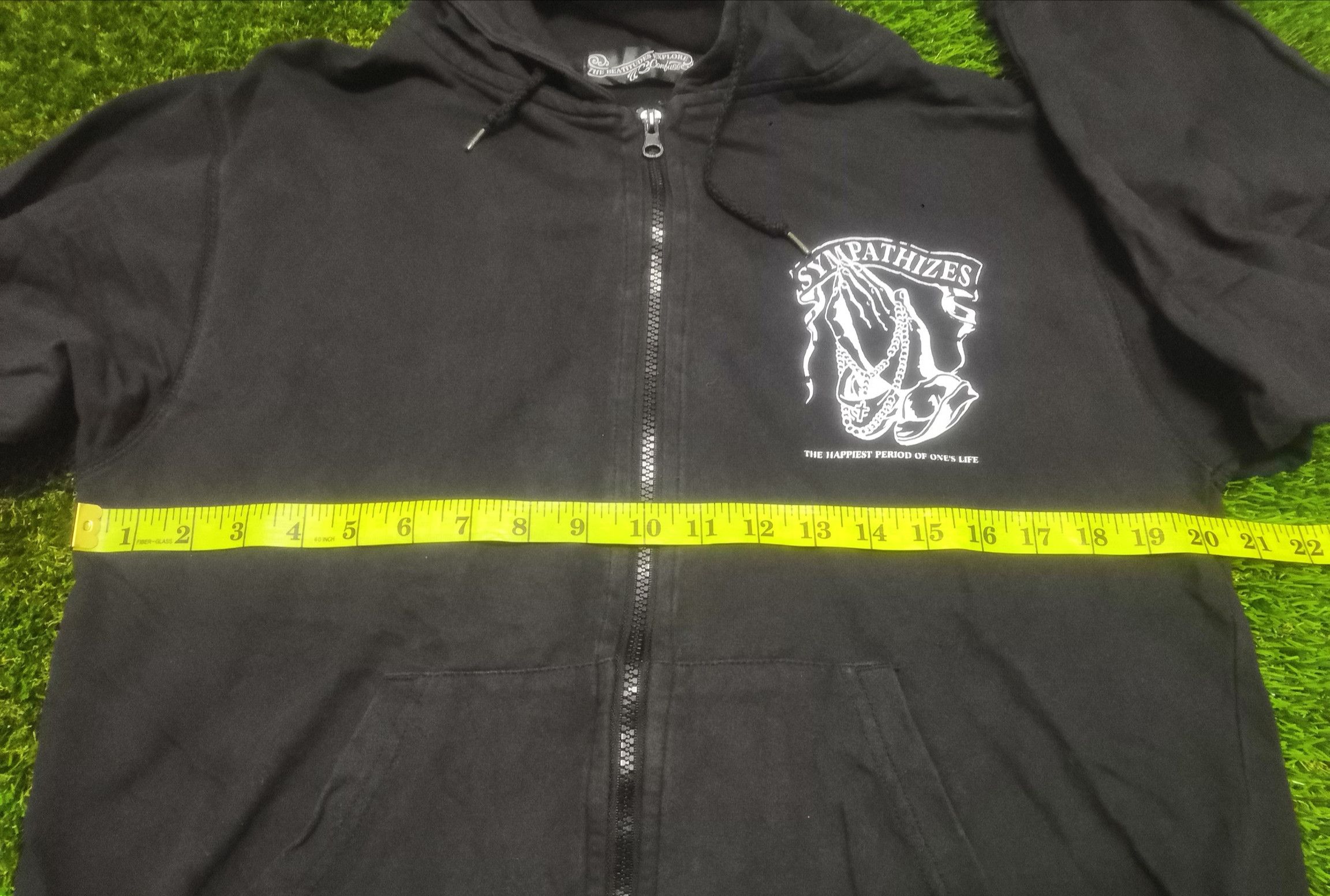 Japanese Brand The Beatitudes Explore Confuse Designer Zipper Up Hoodie Size US M / EU 48-50 / 2 - 5 Thumbnail