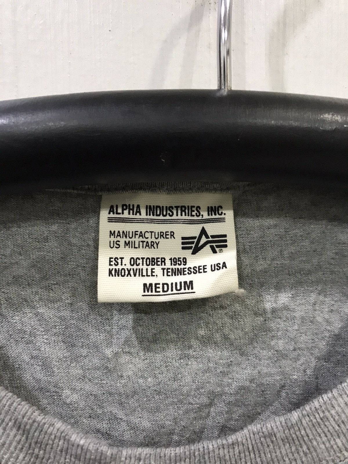 Alpha Industries ALPHA INDUSTRIES Spell Out Military Shirt Size US M / EU 48-50 / 2 - 3 Thumbnail