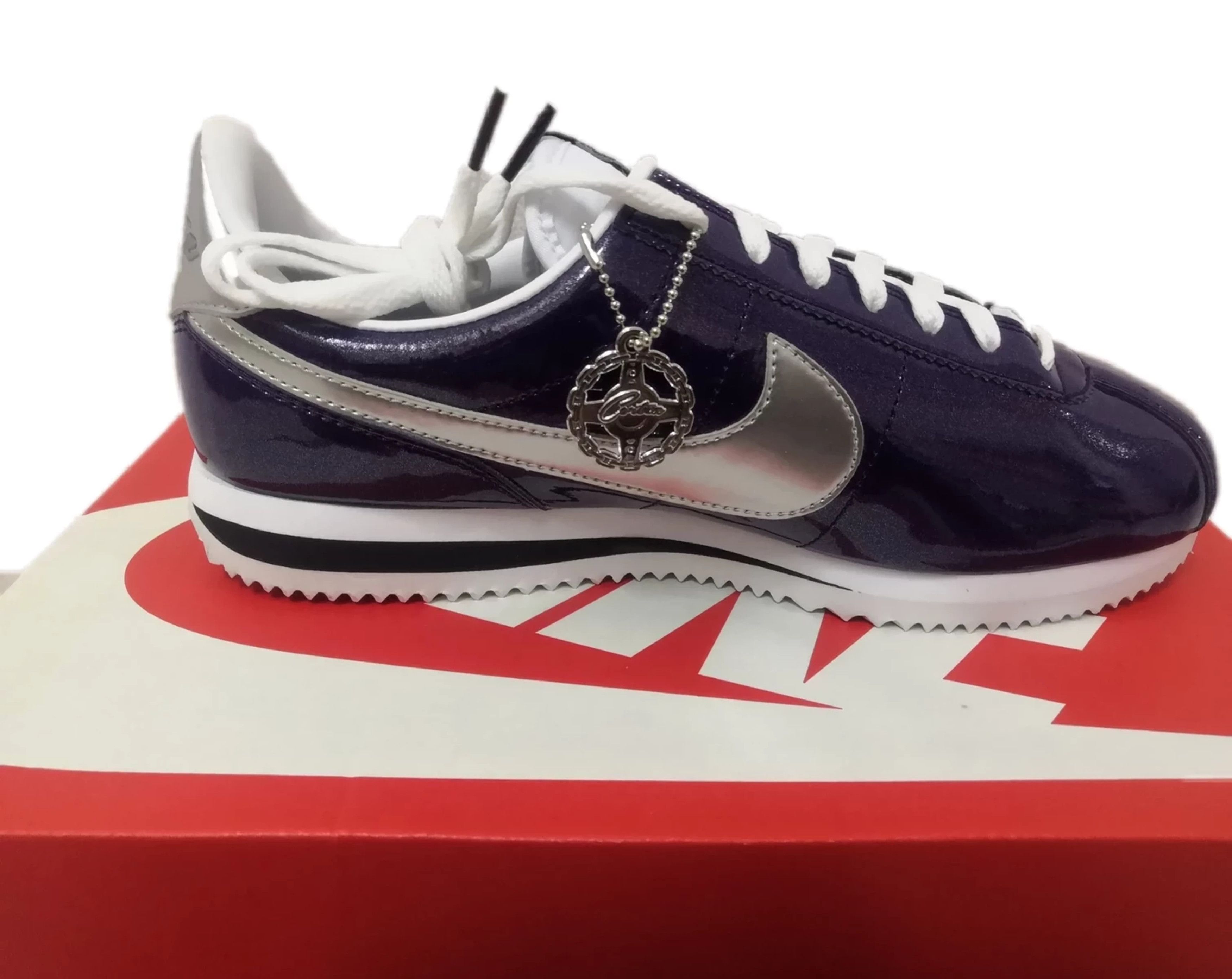 Nike Nike Cortez Basic Premium Qs Sneakers Blue Size US 8.5 / EU 41-42 - 2 Thumbnail