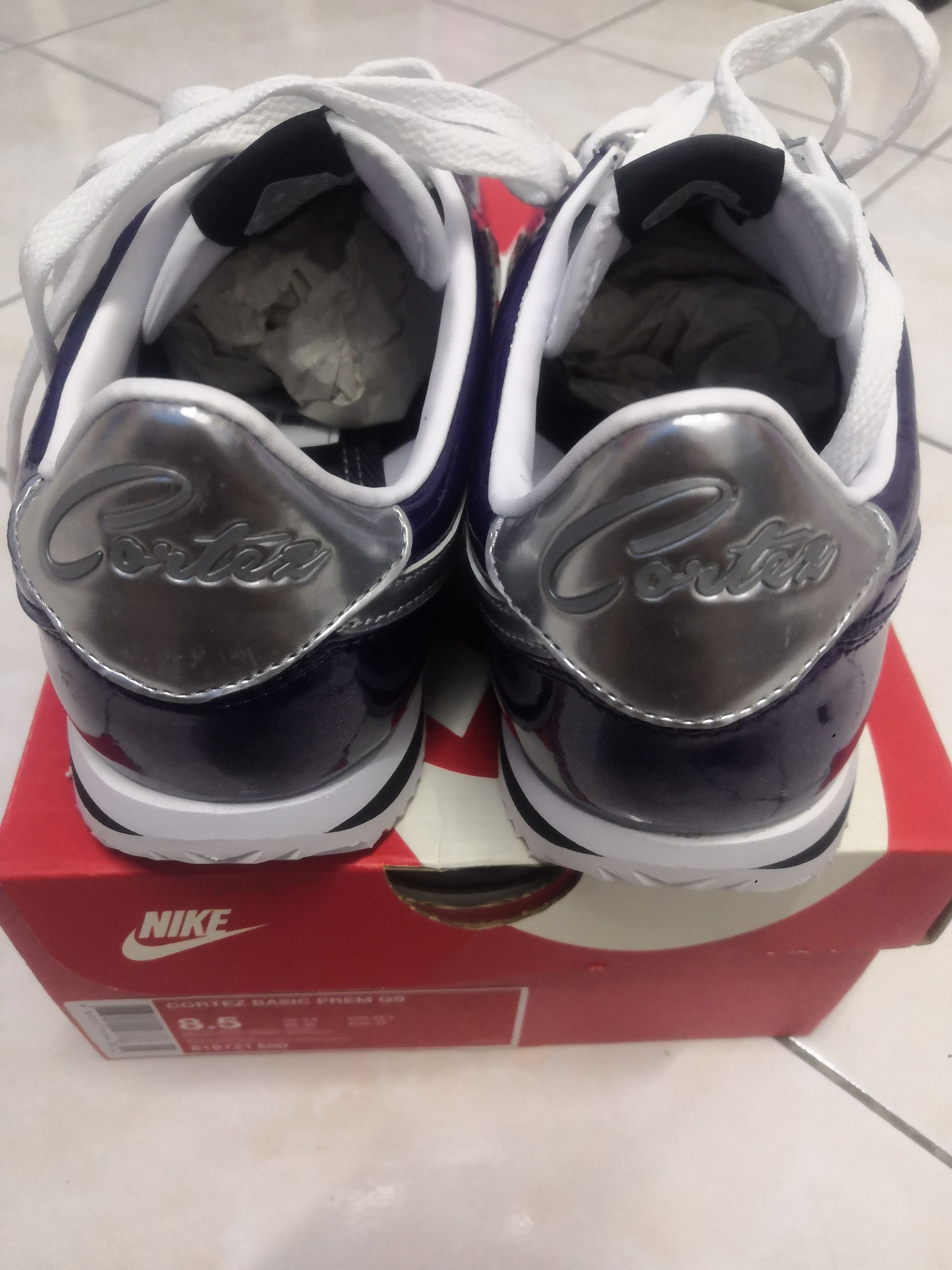 Nike Nike Cortez Basic Premium Qs Sneakers Blue Size US 8.5 / EU 41-42 - 9 Thumbnail