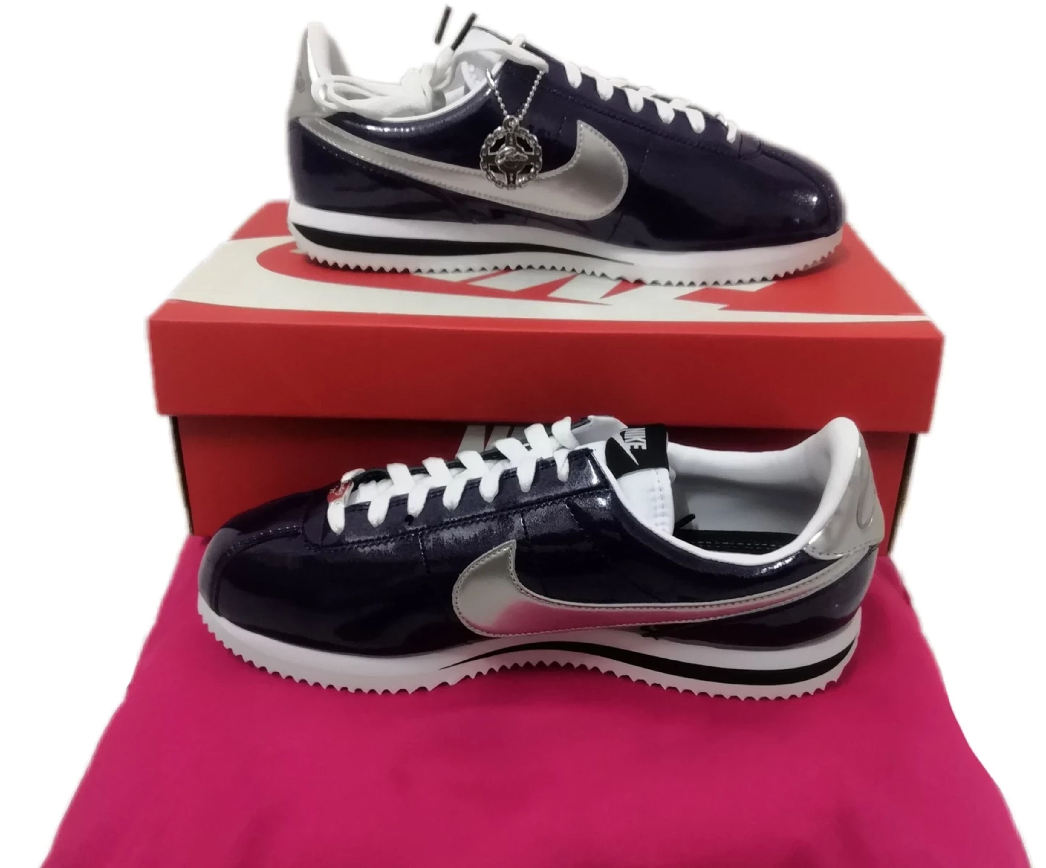 Nike Nike Cortez Basic Premium Qs Sneakers Blue Size US 8.5 / EU 41-42 - 4 Thumbnail