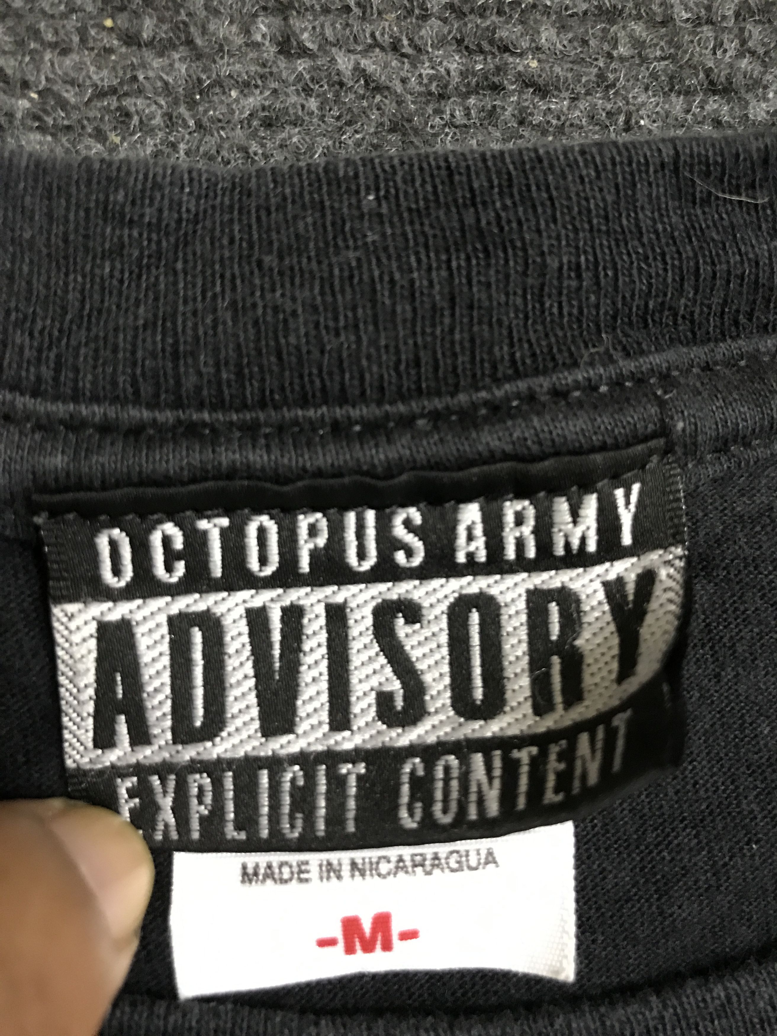 Japanese Brand × Vintage RN23 Vintage OCTOPUS ARMY Japan Rock Shirt Size S / US 4 / IT 40 - 2 Thumbnail