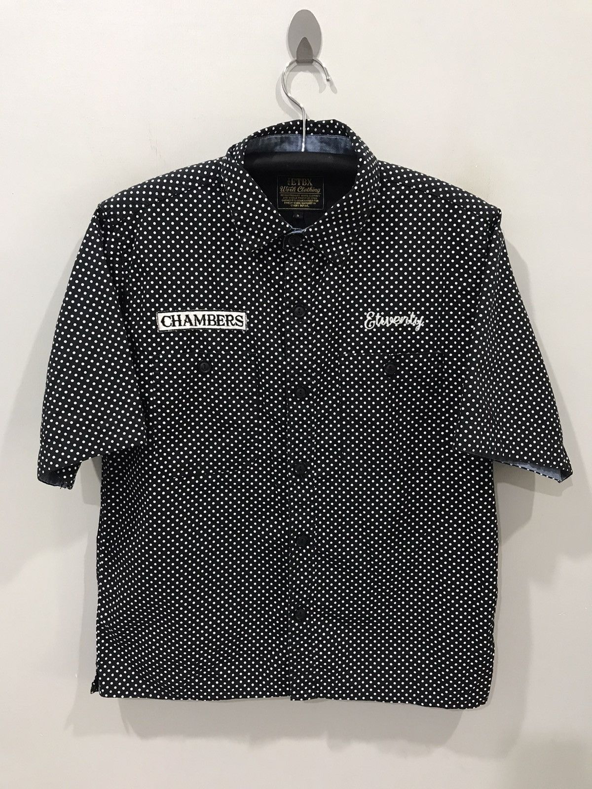 Japanese Brand ETBX Japan Workwear style Polkadot Shirt Size US L / EU 52-54 / 3 - 1 Thumbnail